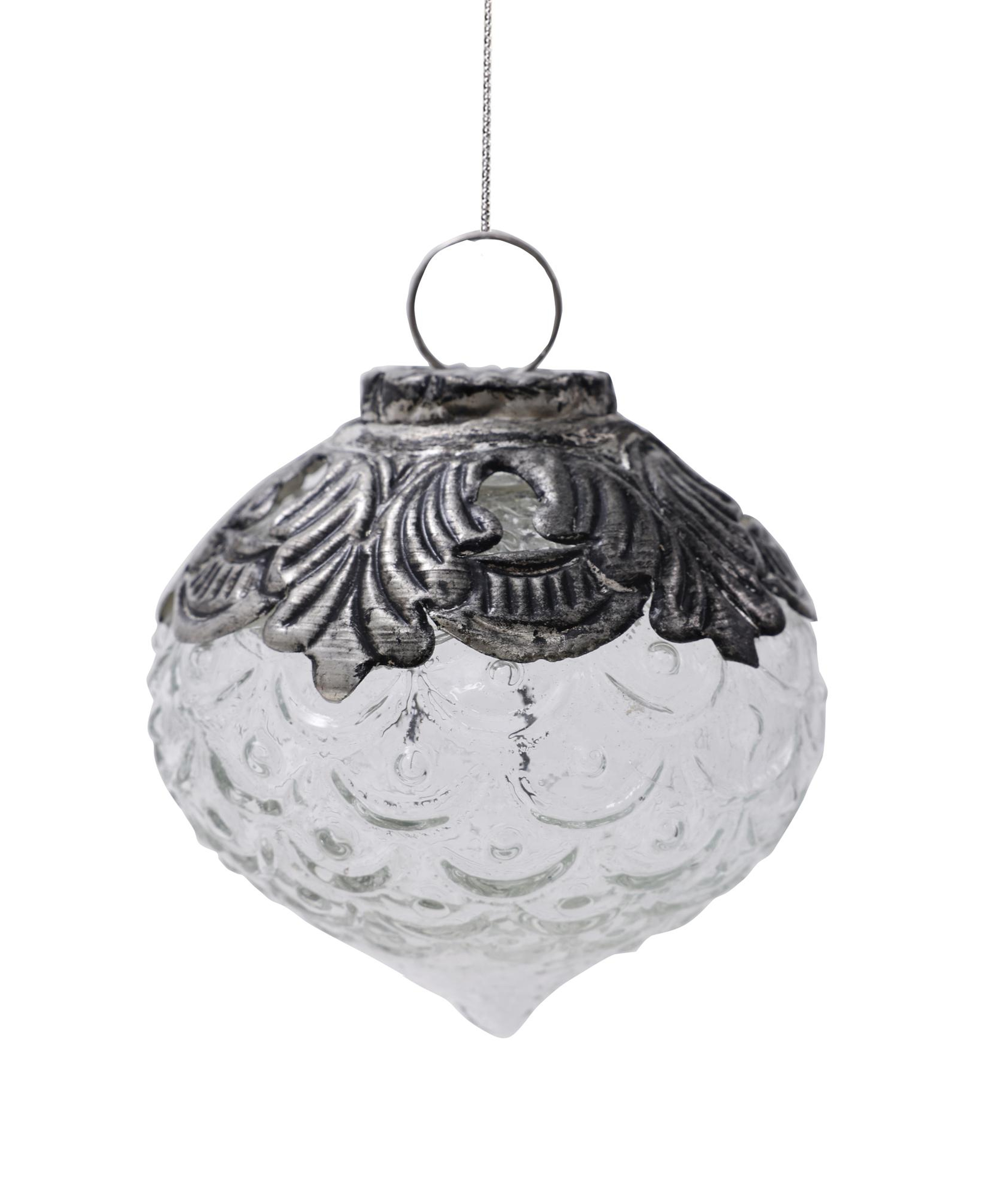 YARGICI Yuvarlak Cam Ağaç Süsü (8 cm)