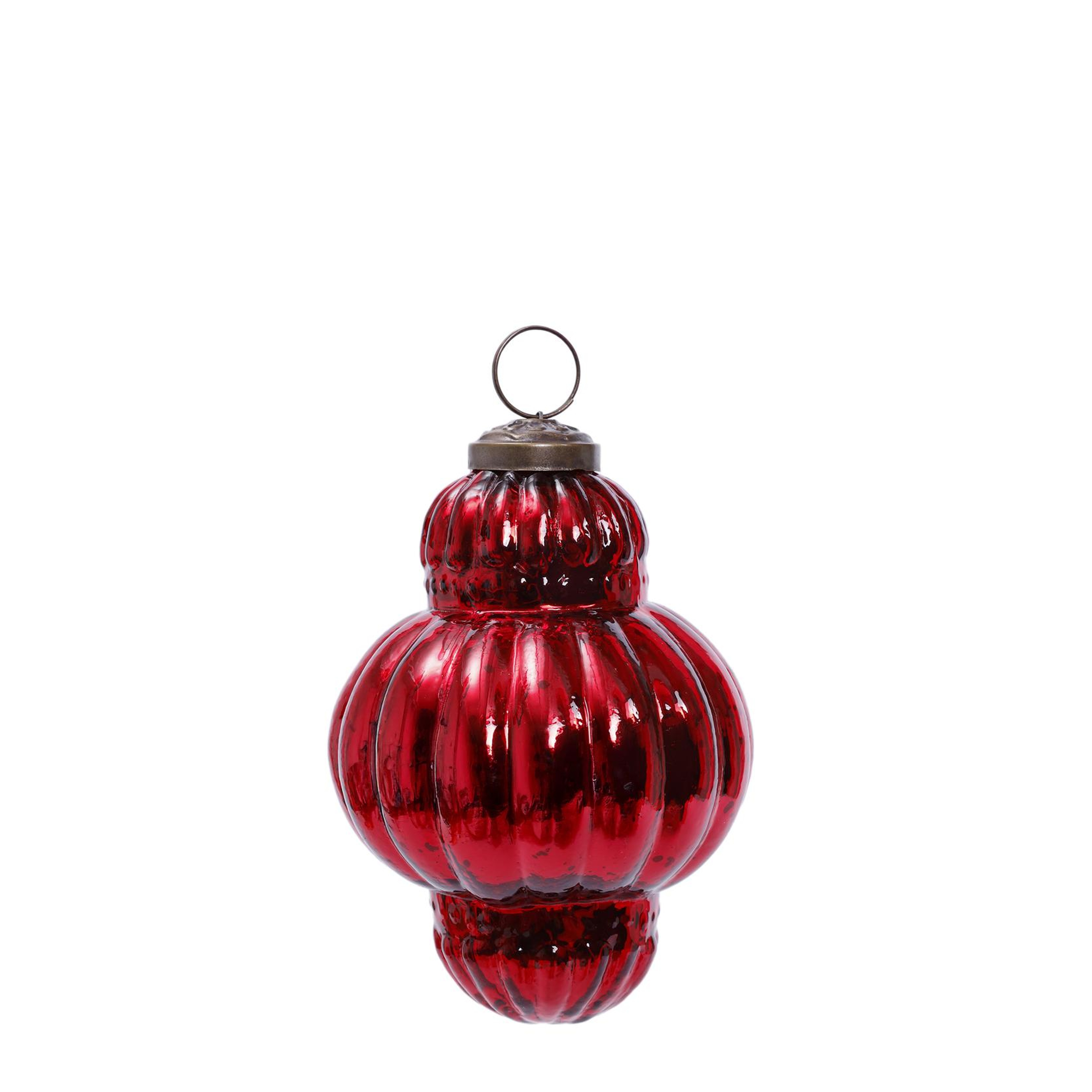 YARGICI Cam Asimetrik Yılbaşı Ağaç Süsü(10 Cm)