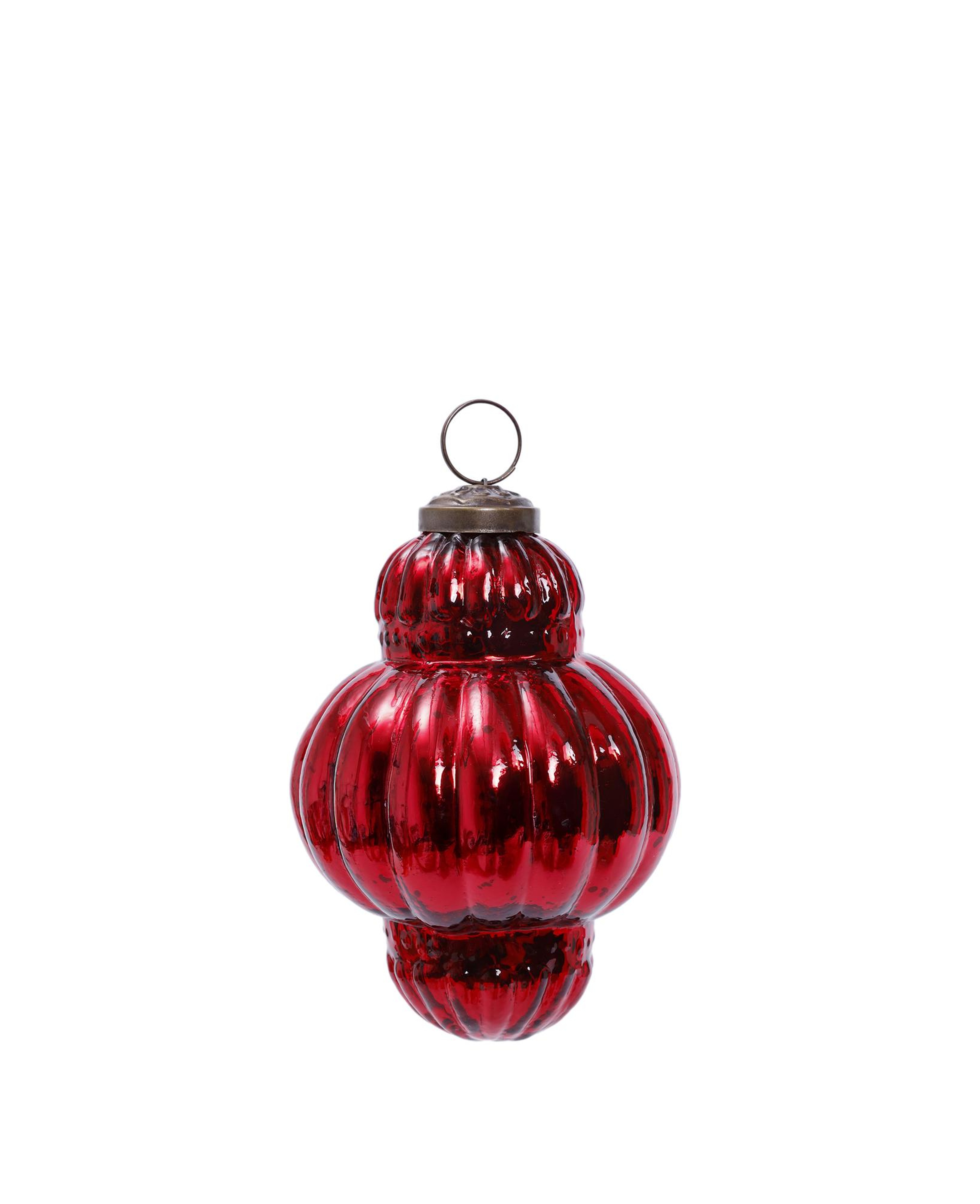 YARGICI Cam Asimetrik Yılbaşı Ağaç Süsü(10 Cm)
