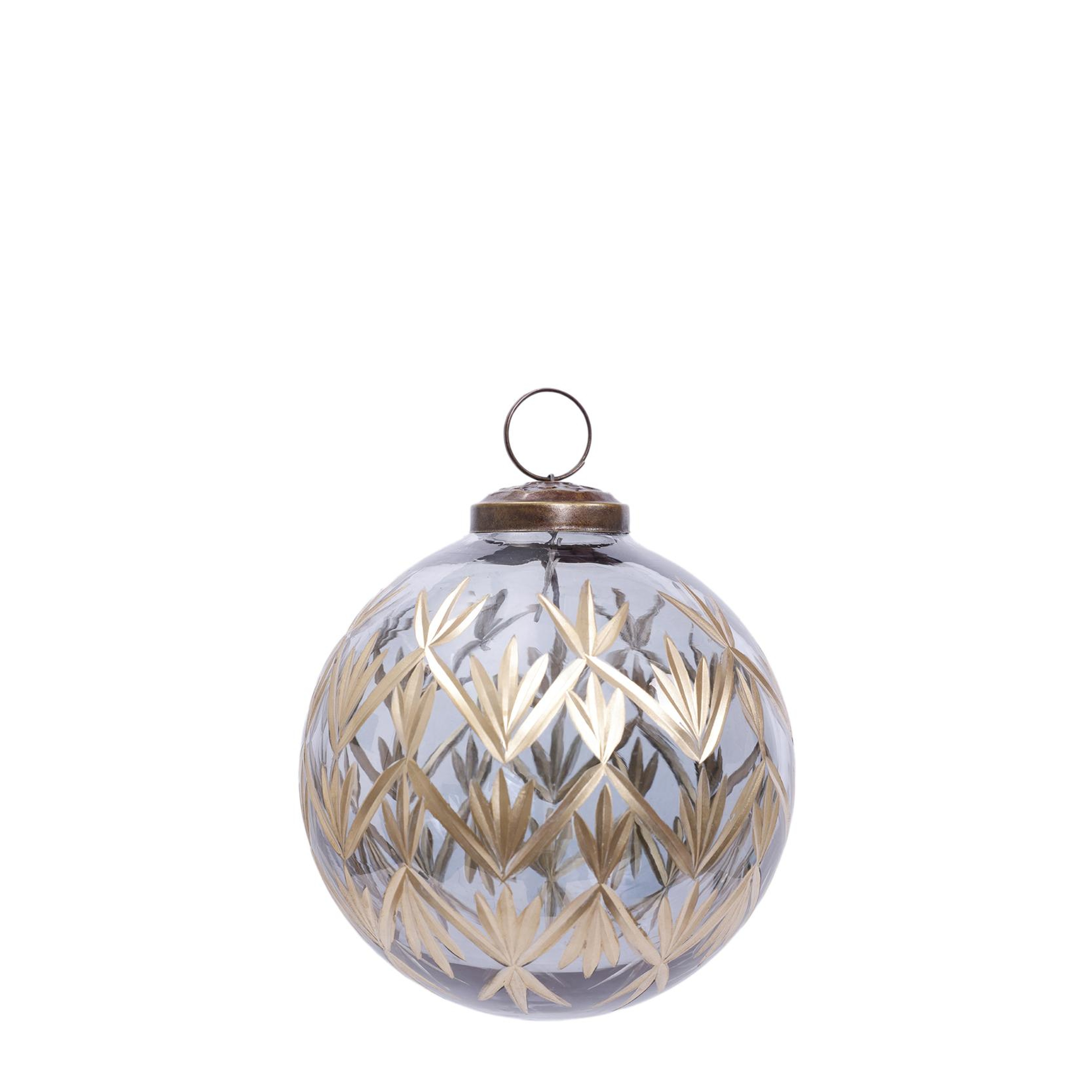 YARGICI Yuvarlak Cam Ağaç Süsü(8 Cm)