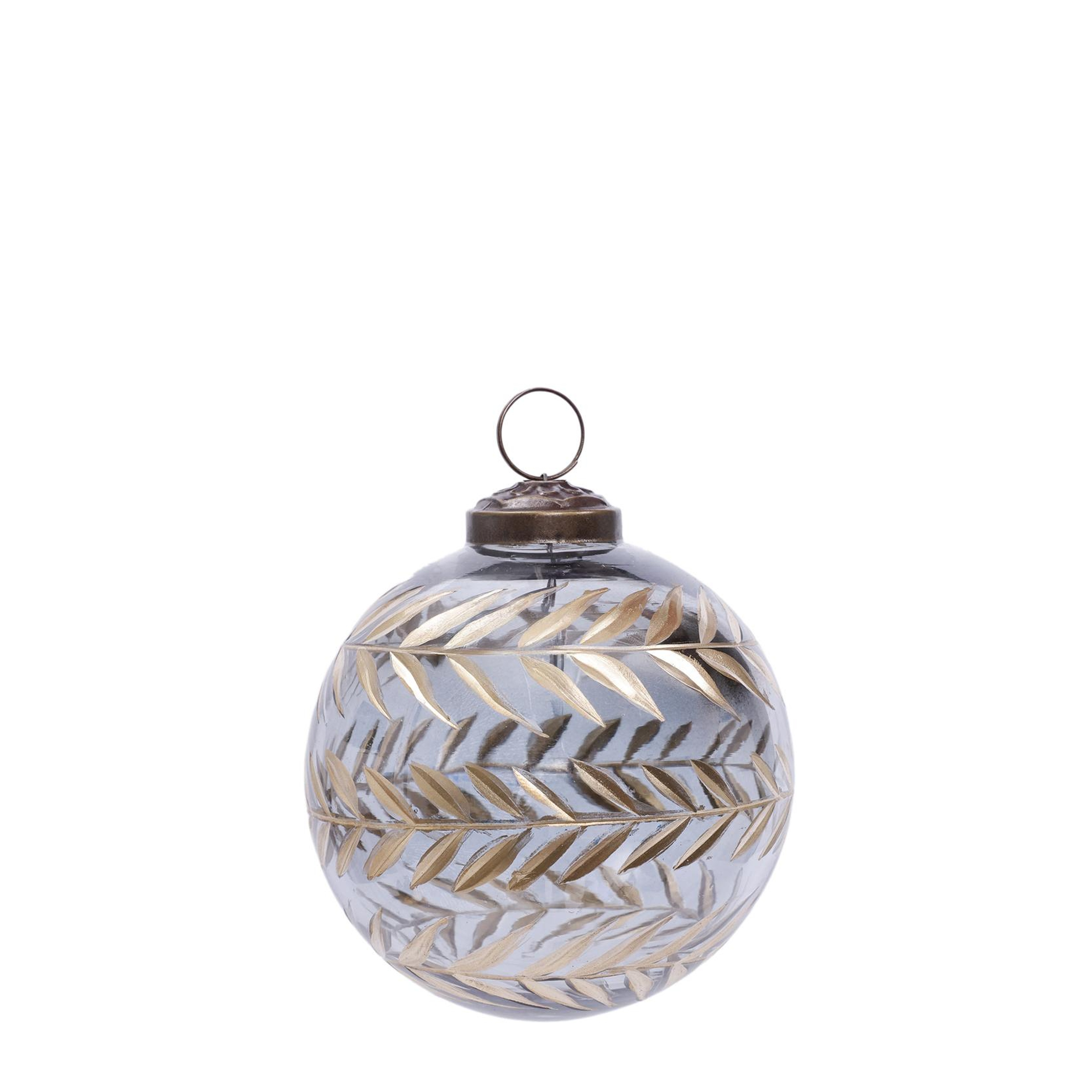 YARGICI Yuvarlak Cam Ağaç Süsü(8 Cm)
