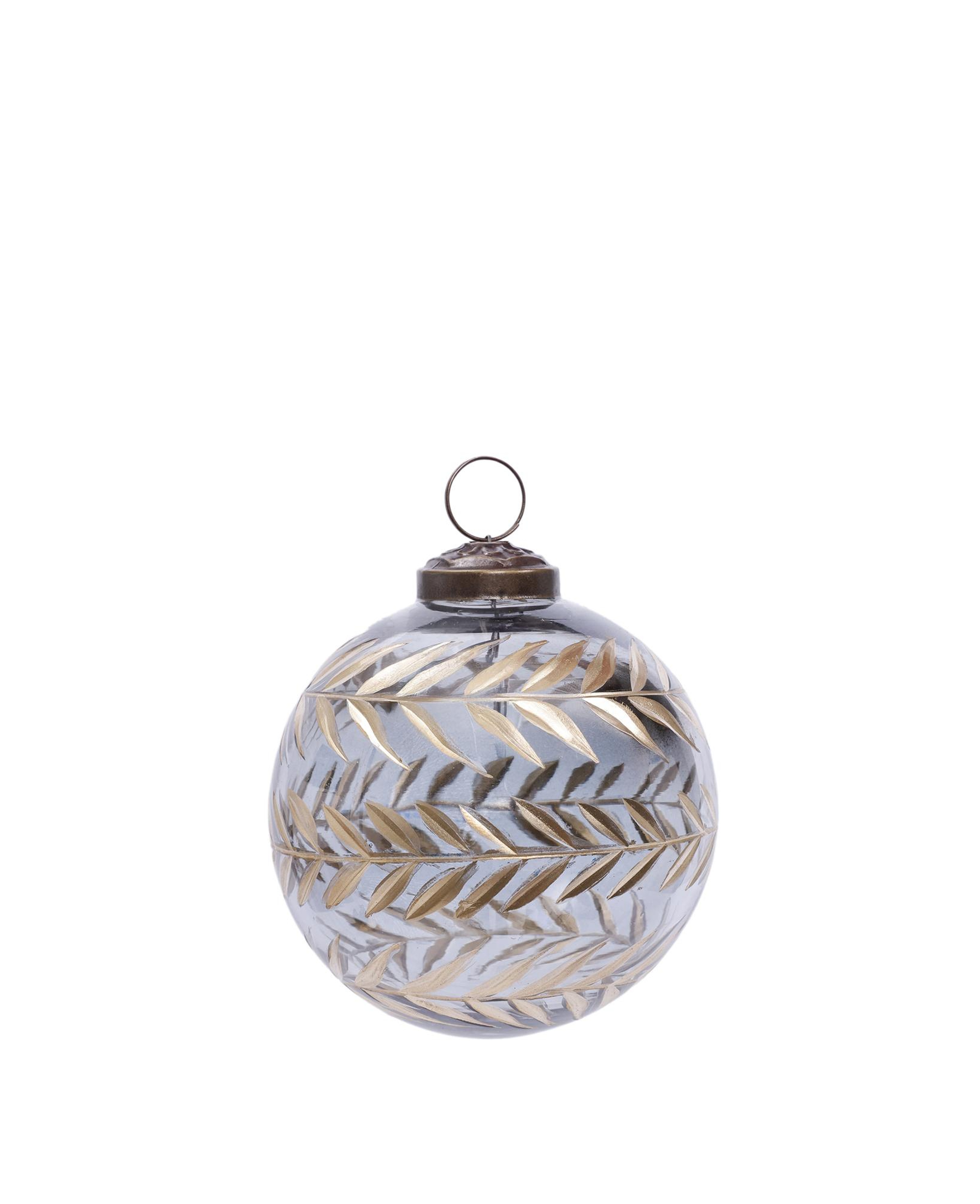 YARGICI Yuvarlak Cam Ağaç Süsü(8 Cm)