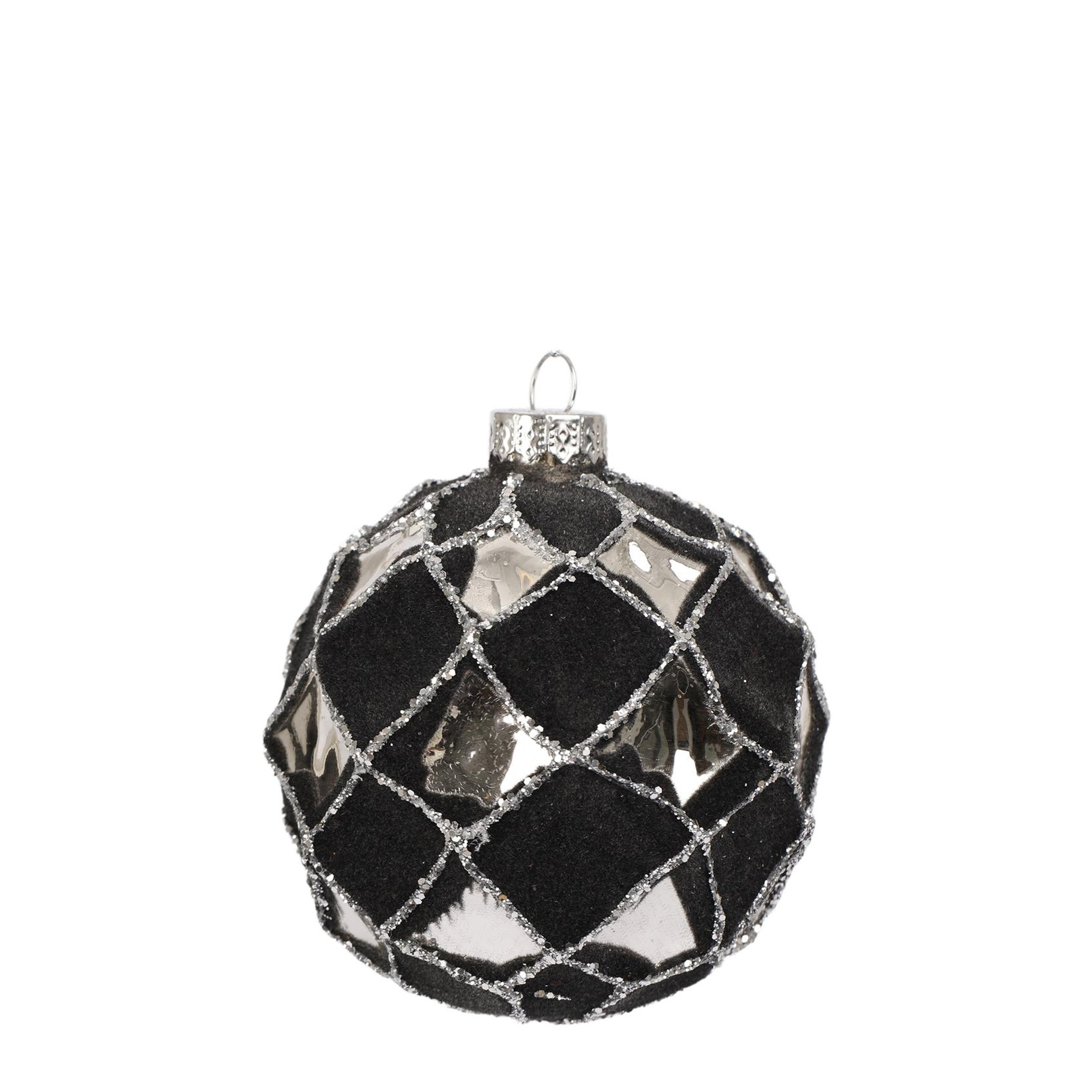 YARGICI Yuvarlak Cam Ağaç Süsü(8 Cm)