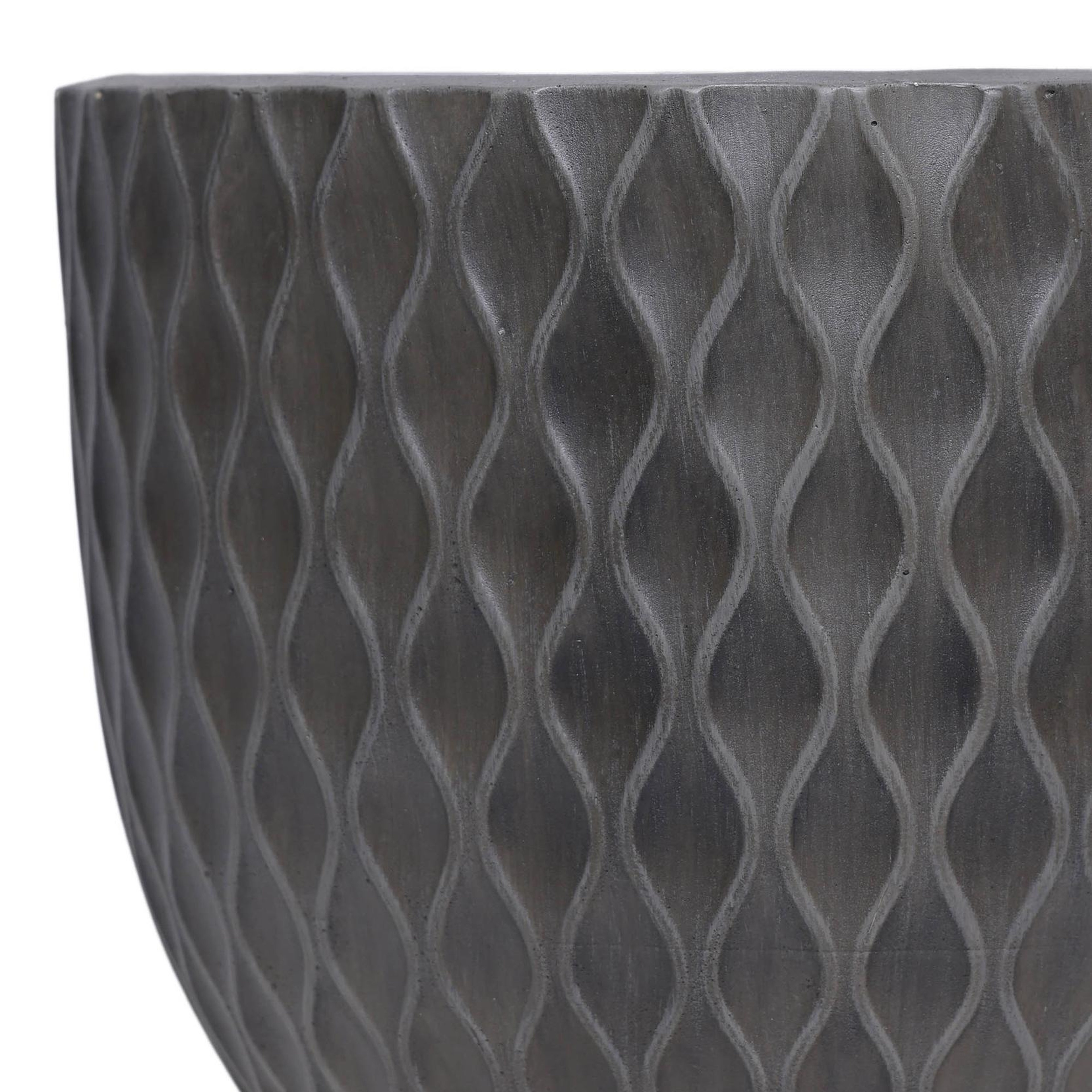YARGICI Fiberglass Bahçe Küpü(27x32 Cm)
