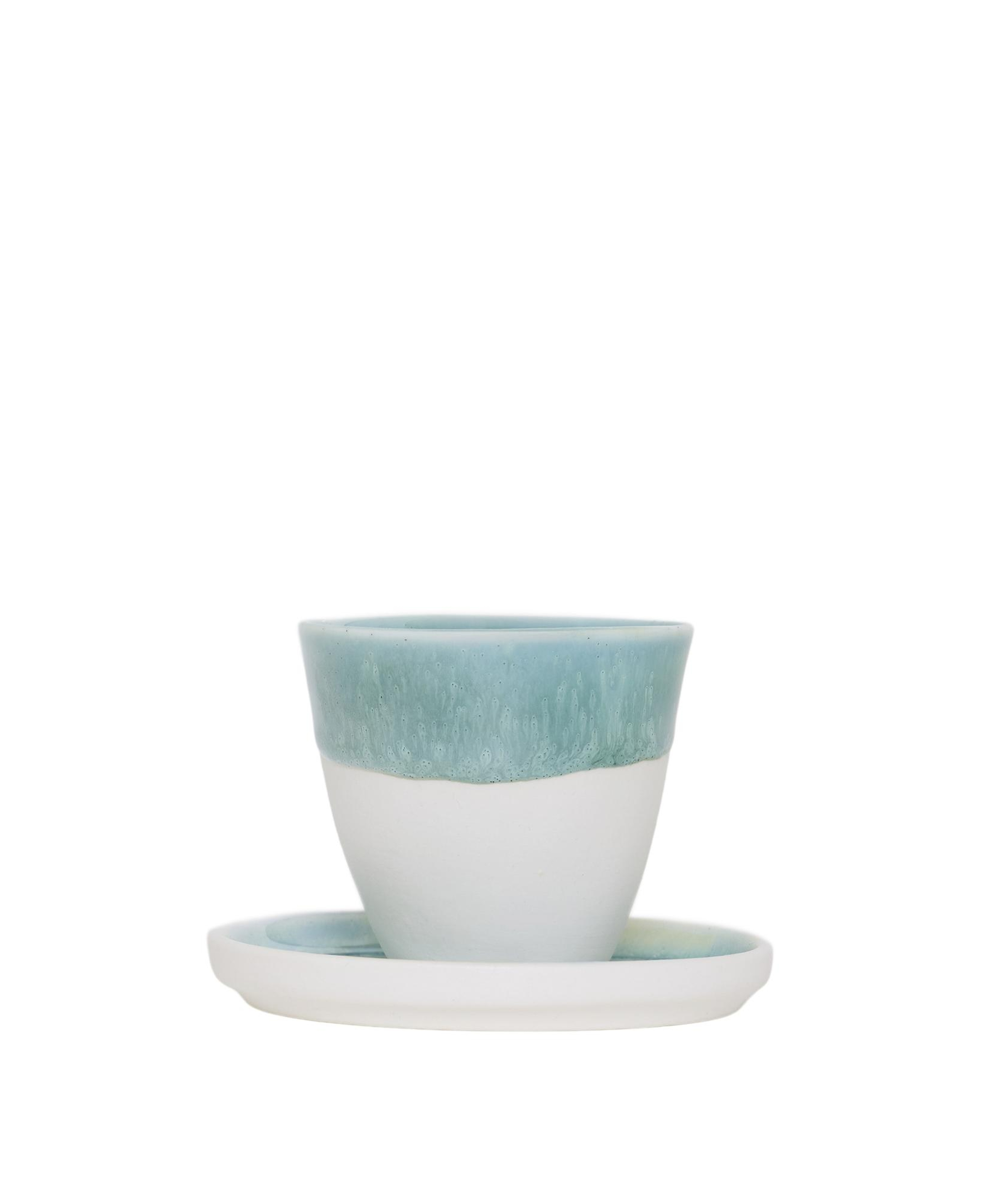 YARGICI Seramik El Yapımı Kahve Fincan Seti(7x6 Cm)