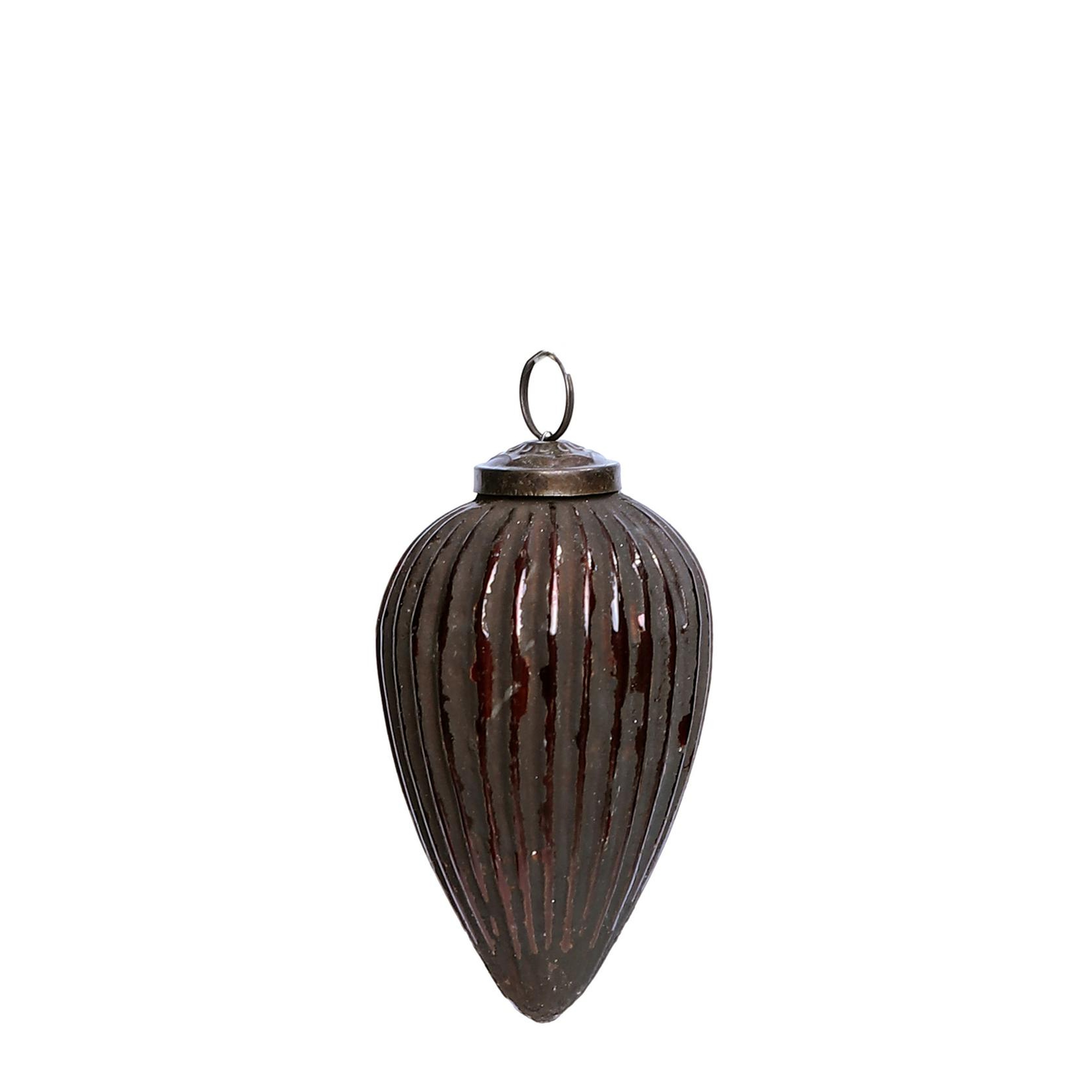 YARGICI Oval Cam Yılbaşı Ağaç Süsü (10 cm)