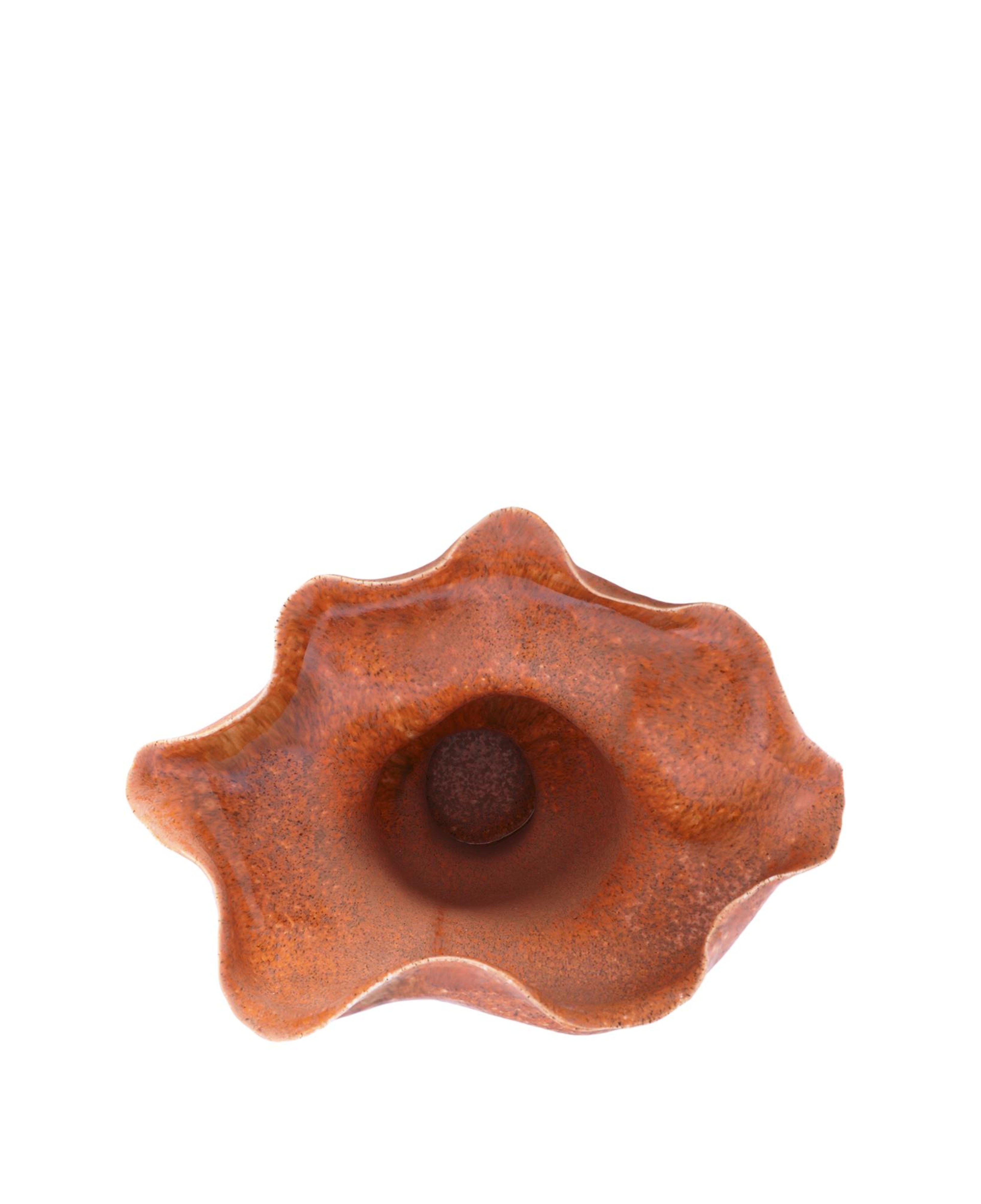 YARGICI Soyut Formlu Sırlı Seramik Dekoratif Obje(37x27x30 Cm)