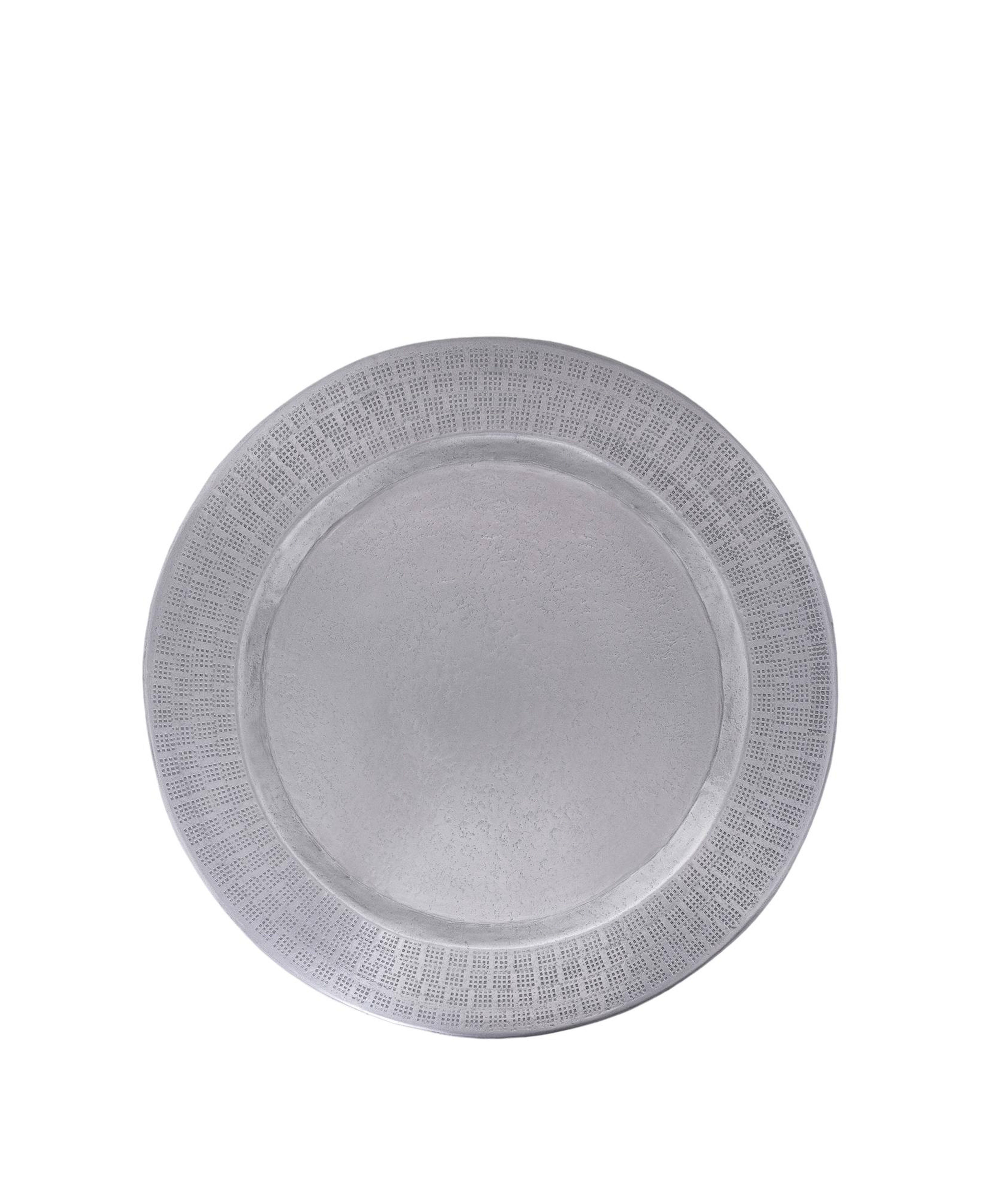 YARGICI Dövme Desenli Alüminyum Yuvarlak Supla(38 Cm)