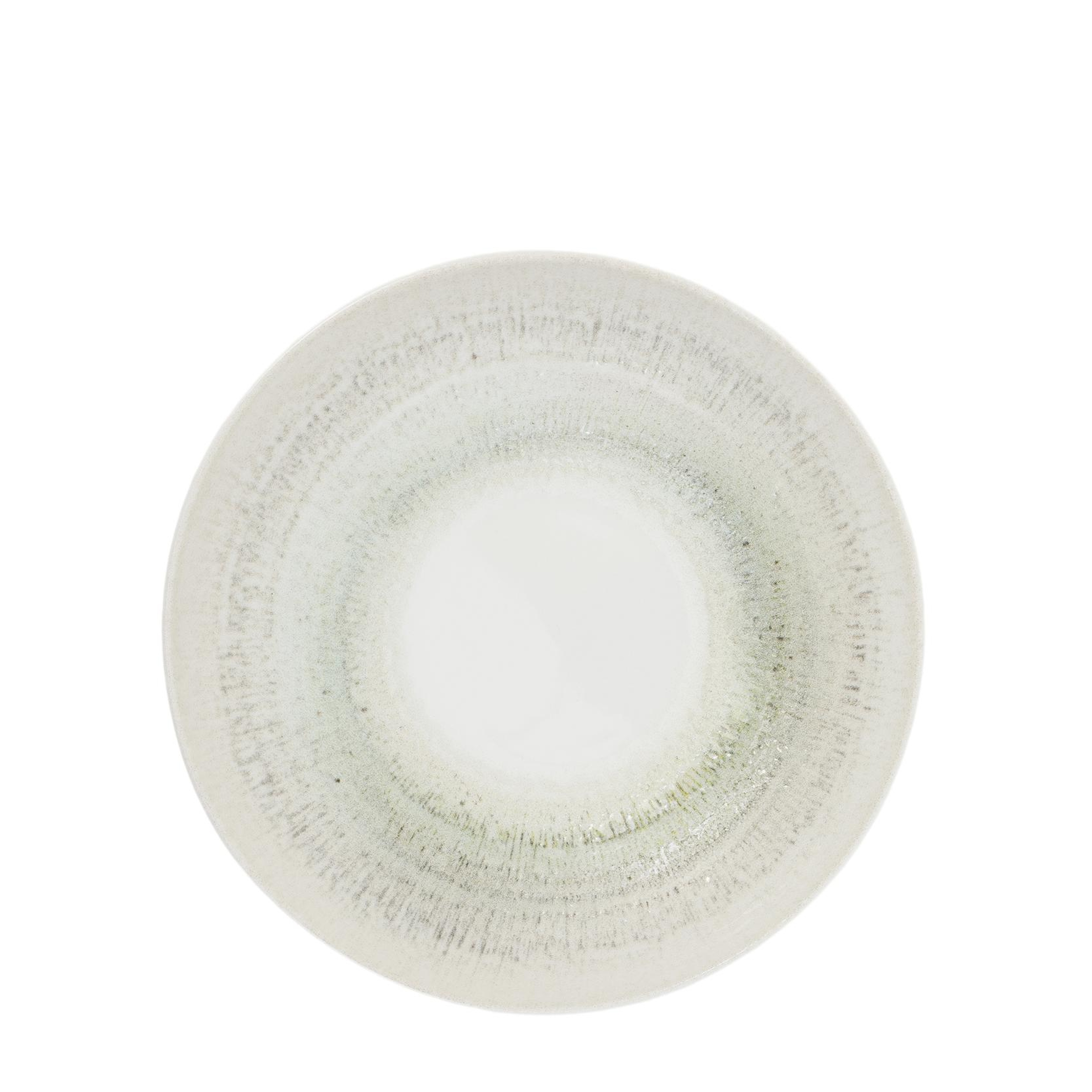 YARGICI Soyut Desenli Porselen Çukur Tabak(20 Cm)