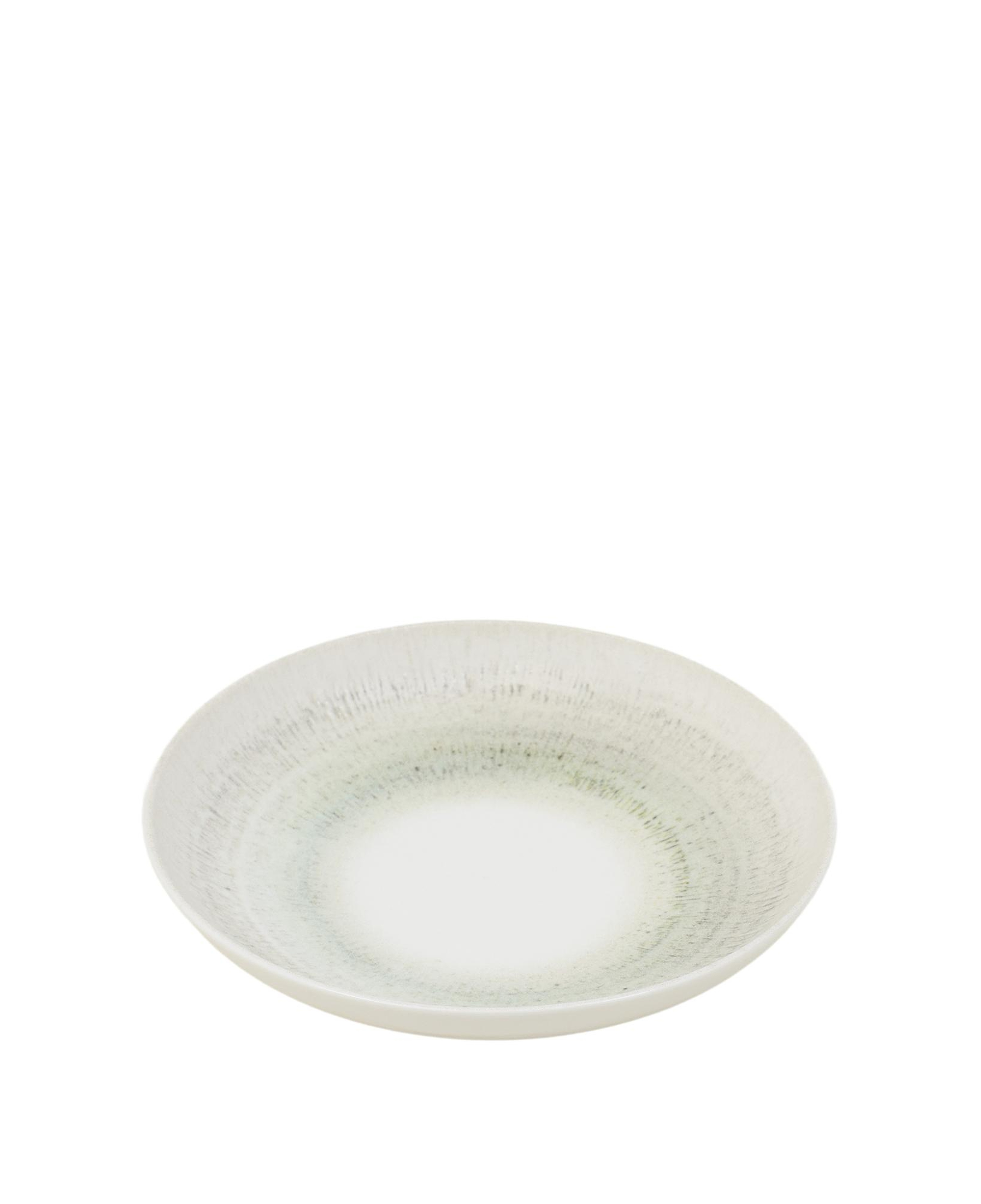 YARGICI Soyut Desenli Porselen Çukur Tabak(20 Cm)