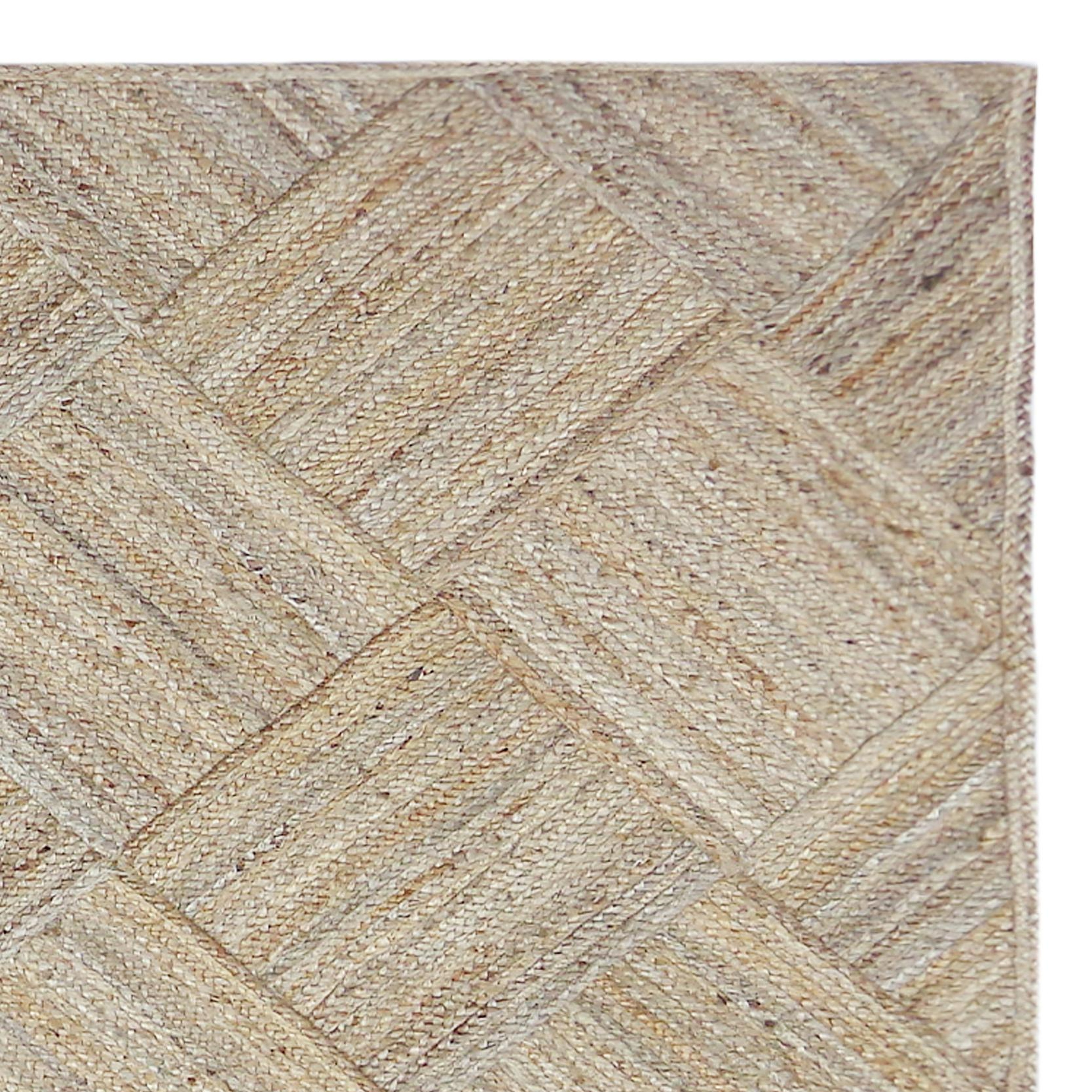 YARGICI Soyut Desenli Jüt Dikdörtgen Halı(160x230 Cm)