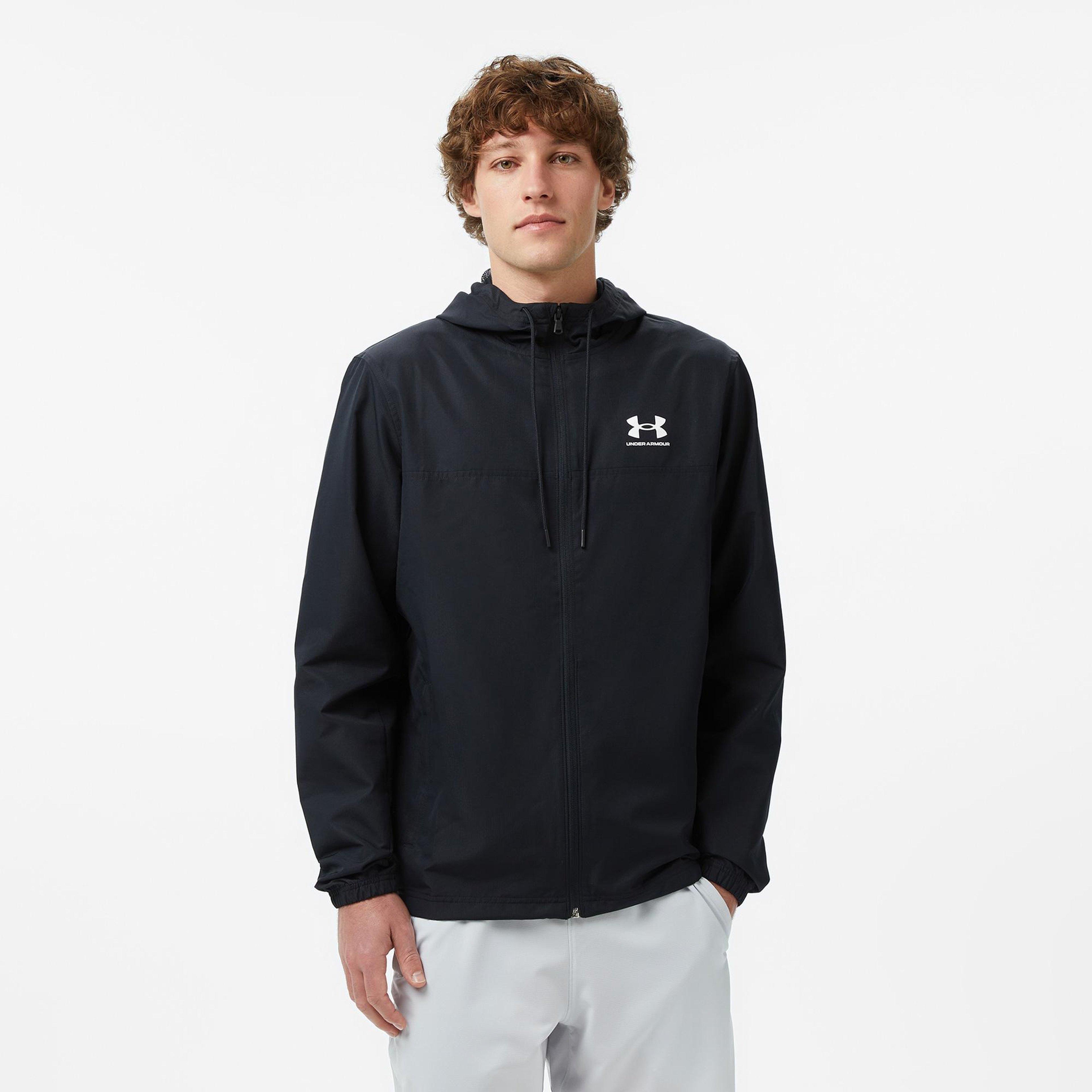 Under Armour Rival Wvn Windbreaker Erkek Siyah Rüzgarlık