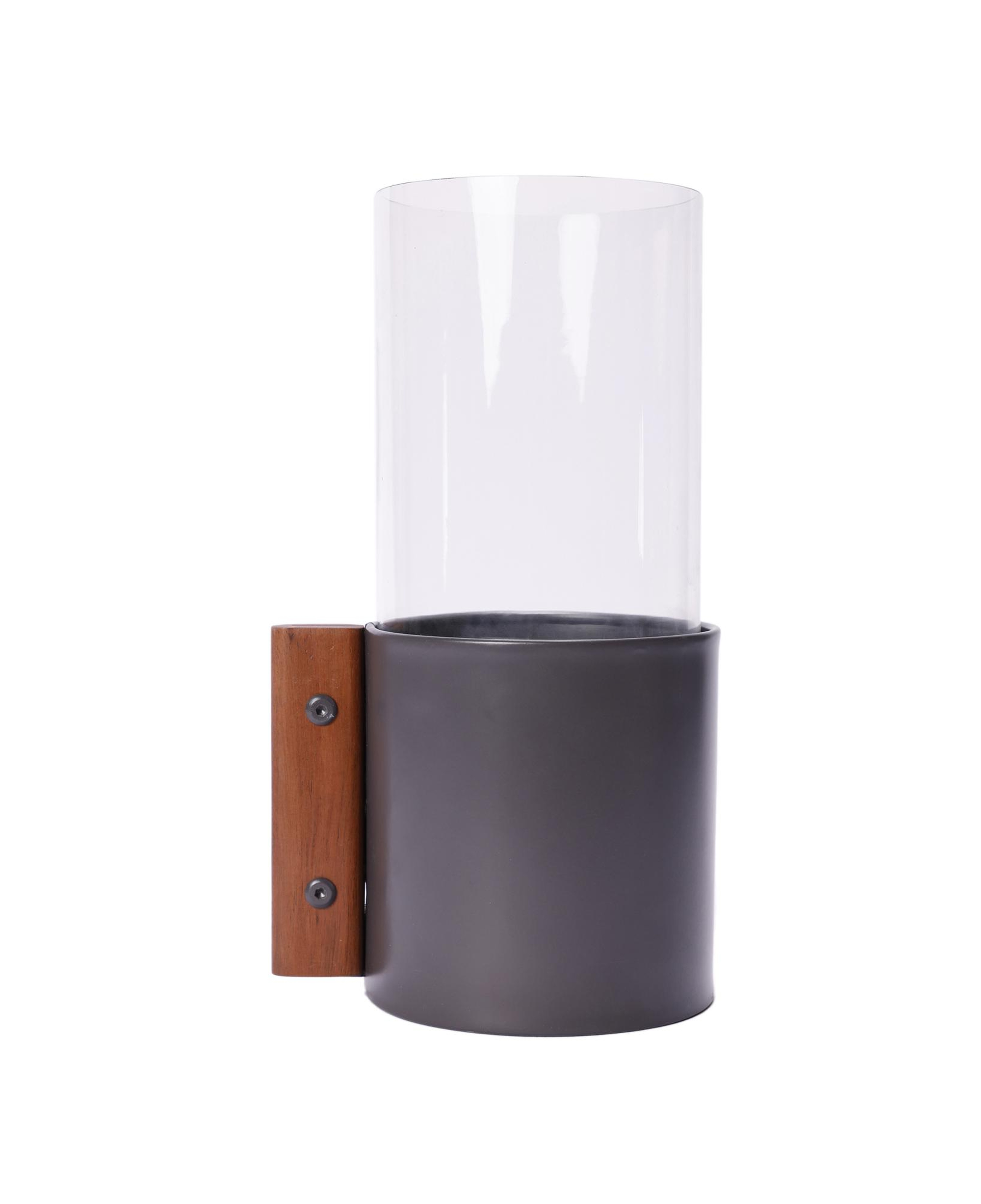 YARGICI Metal Cam Silindir Fener (18x14x29 cm)