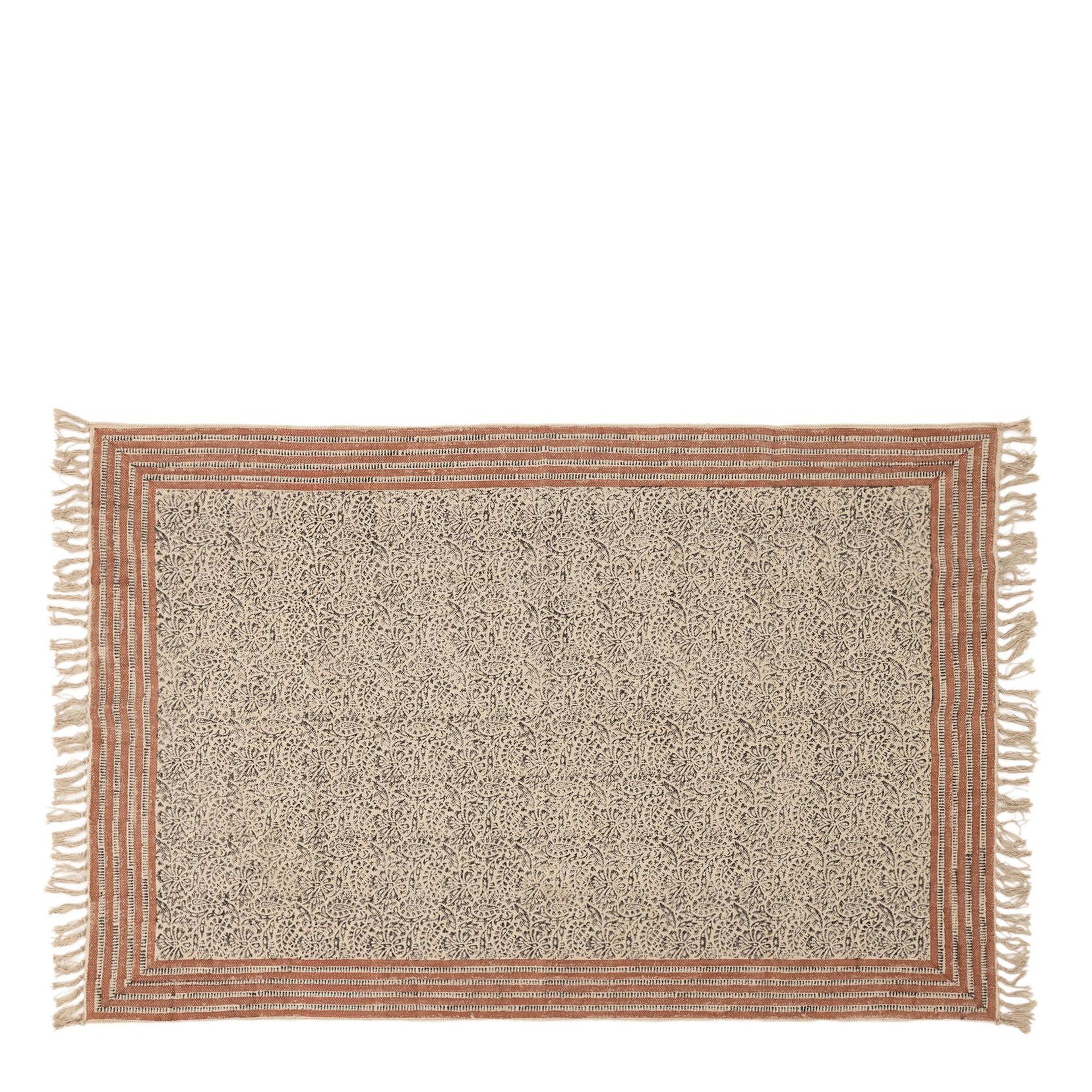 YARGICI Çiçek Desenli Dikdörtgen Kilim(120x180 Cm)