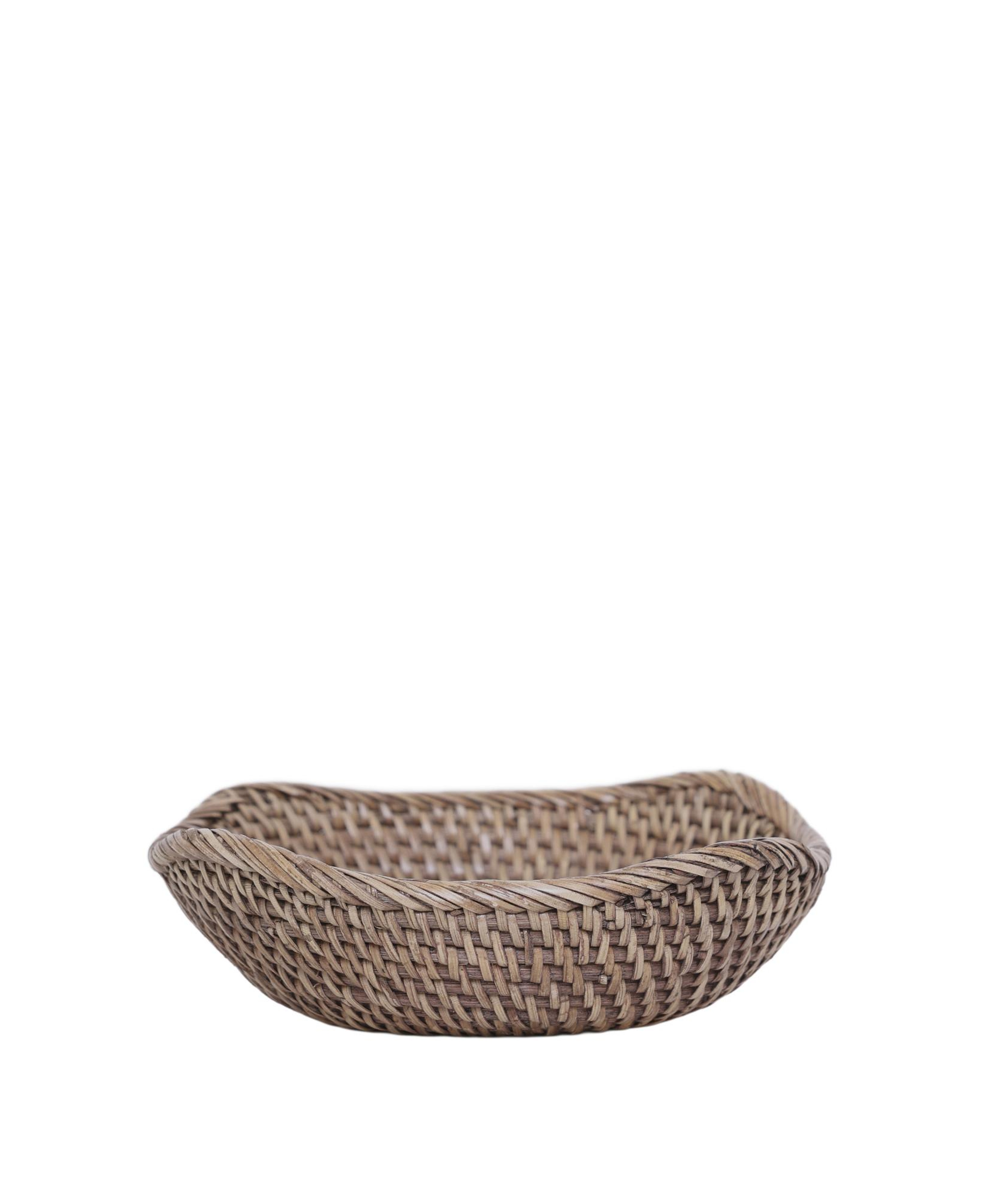 YARGICI Rattan Yuvarlak Sepet(18x6 Cm)