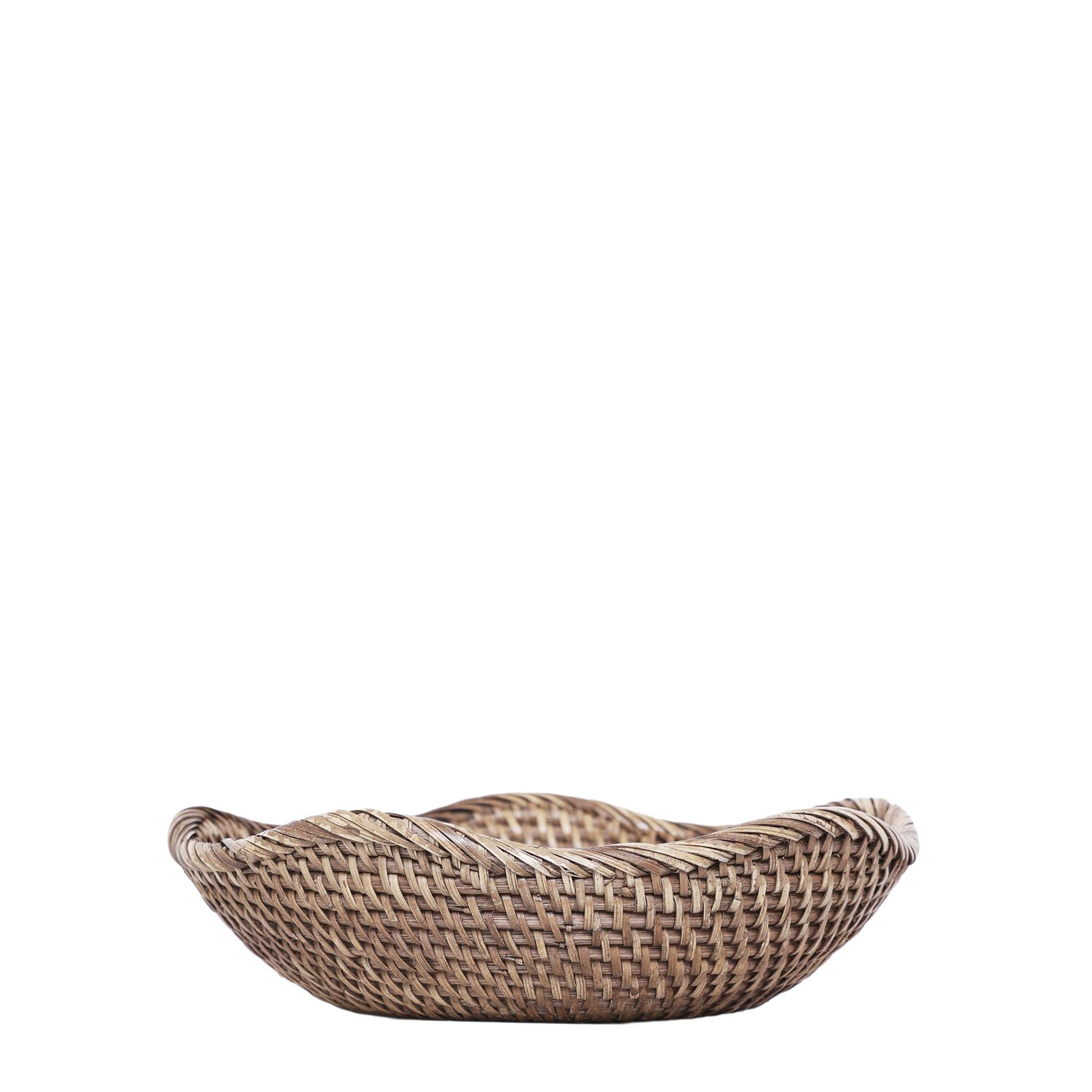 YARGICI Rattan Yuvarlak Sepet(23x6 Cm)