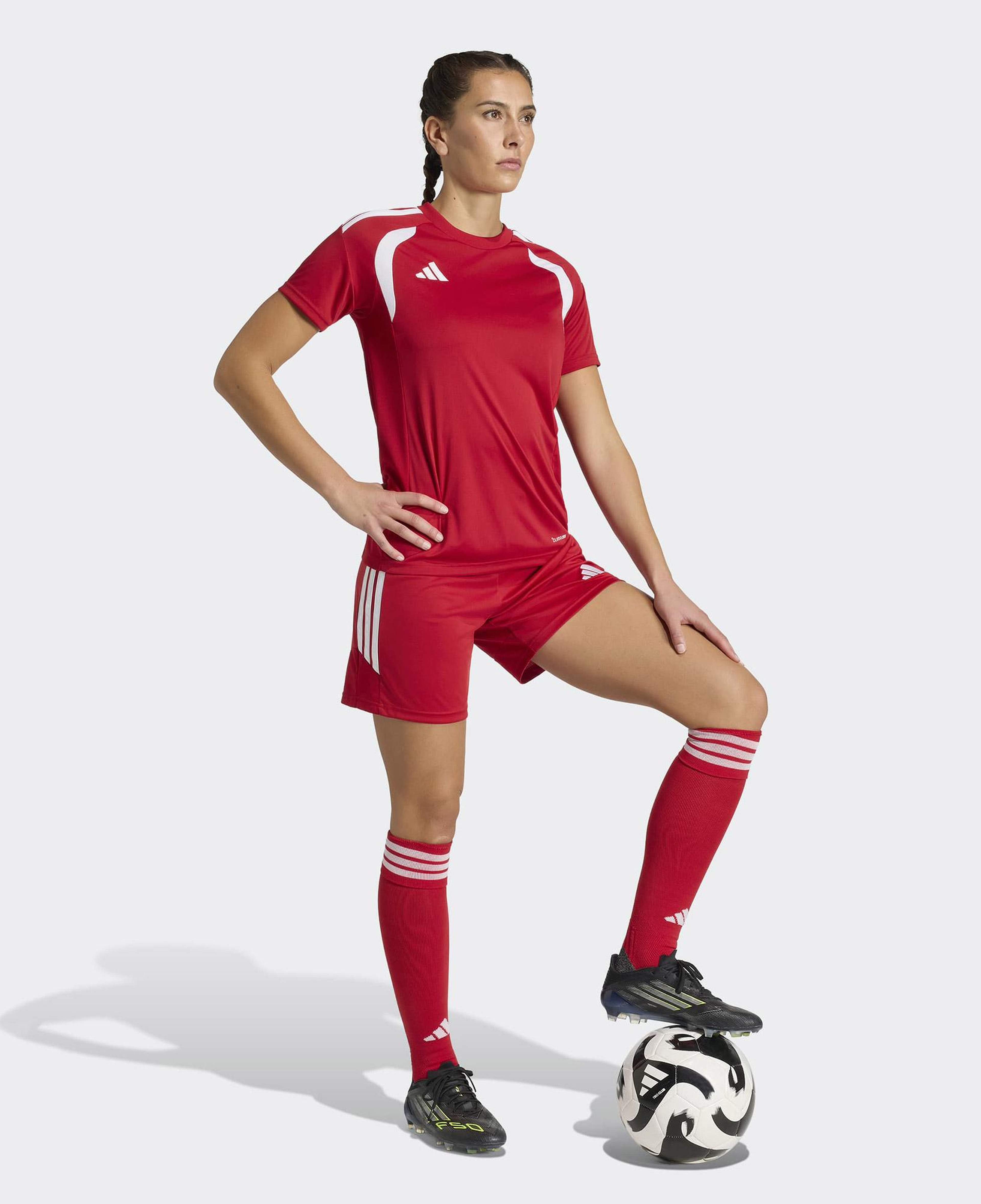 adidas Tiro 26 League Kadın Kırmızı Futbol Şortu