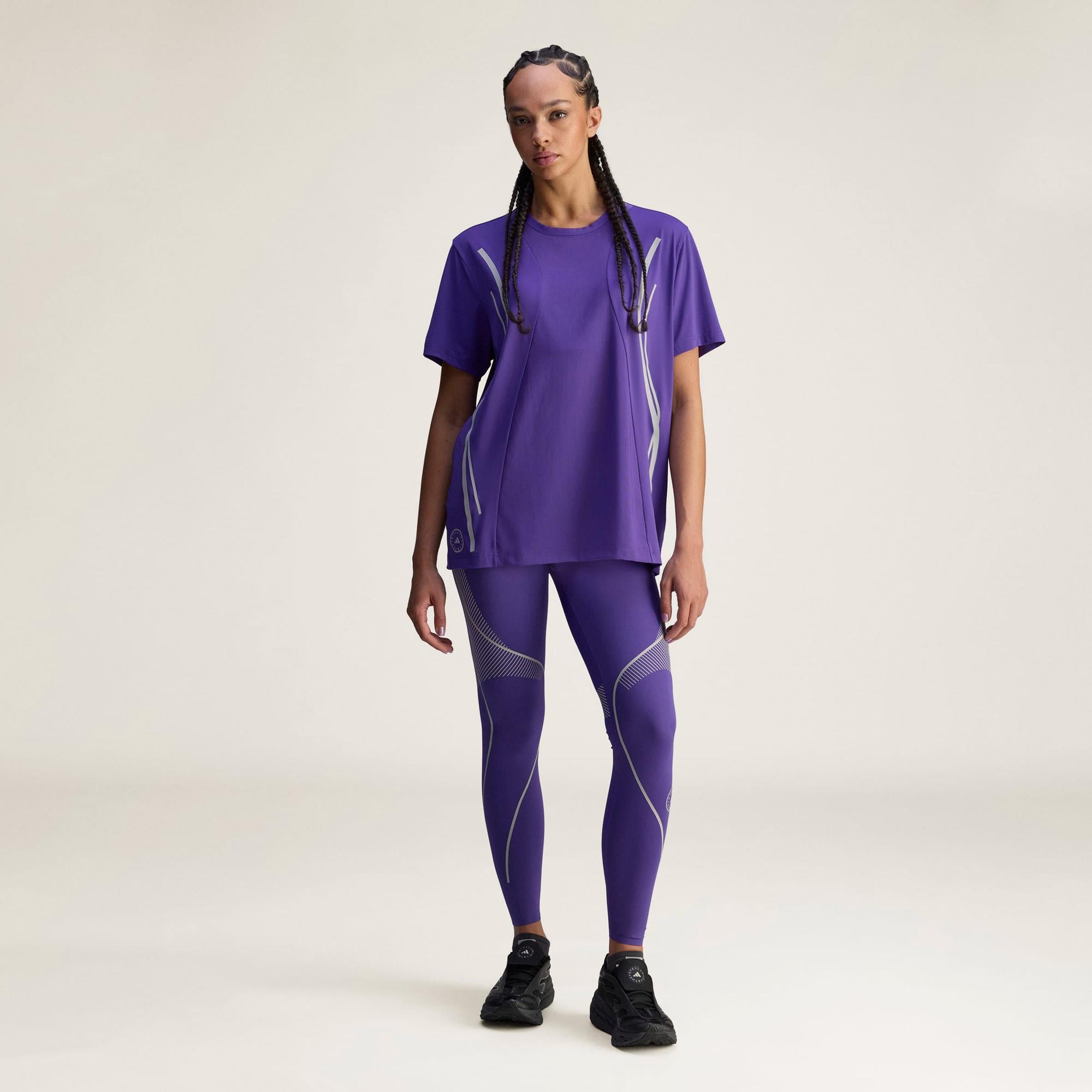 adidas Asmc Tpa Kadın Mor T-Shirt