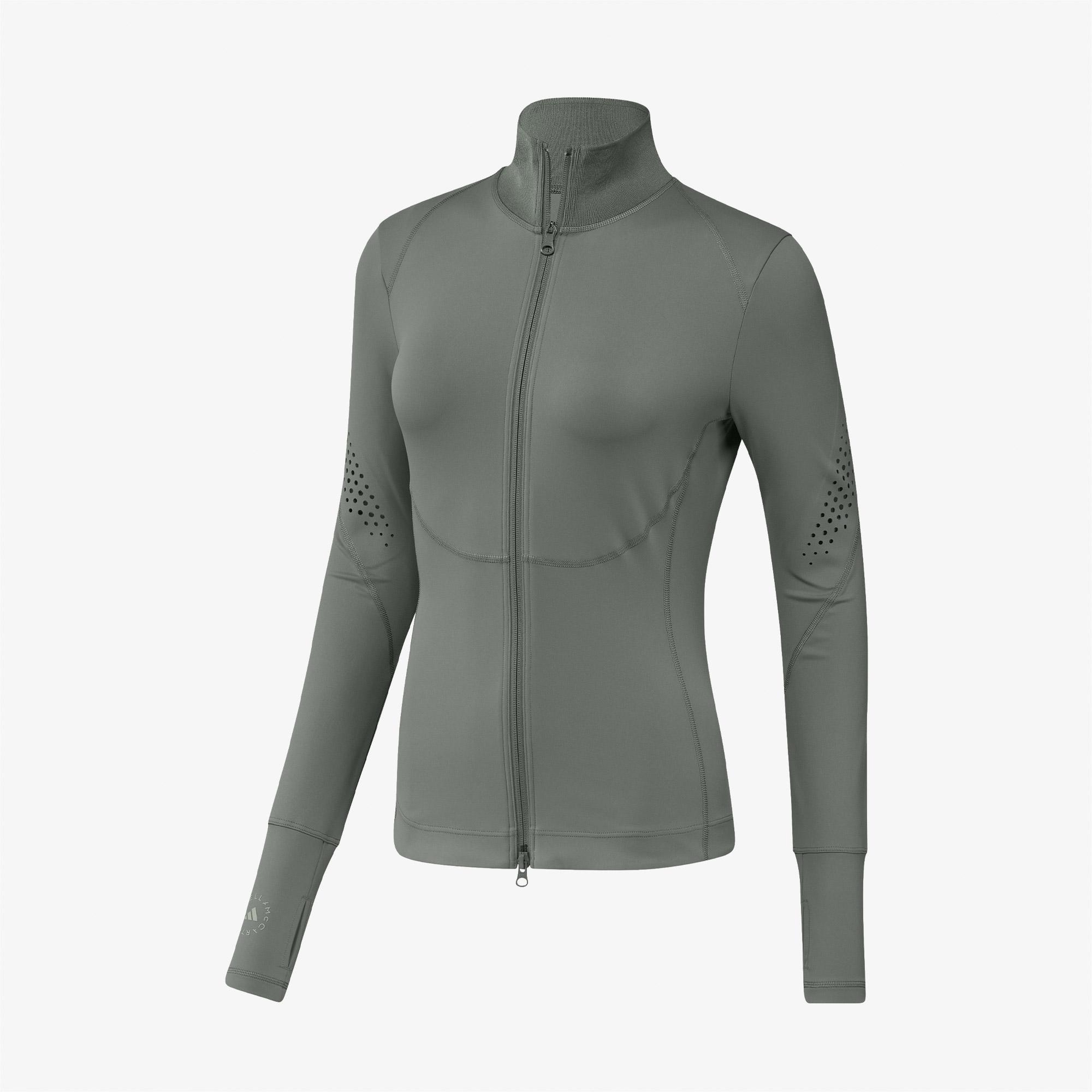 adidas By Stella McCartney Training Midlayer Kadın Yeşil Hırka