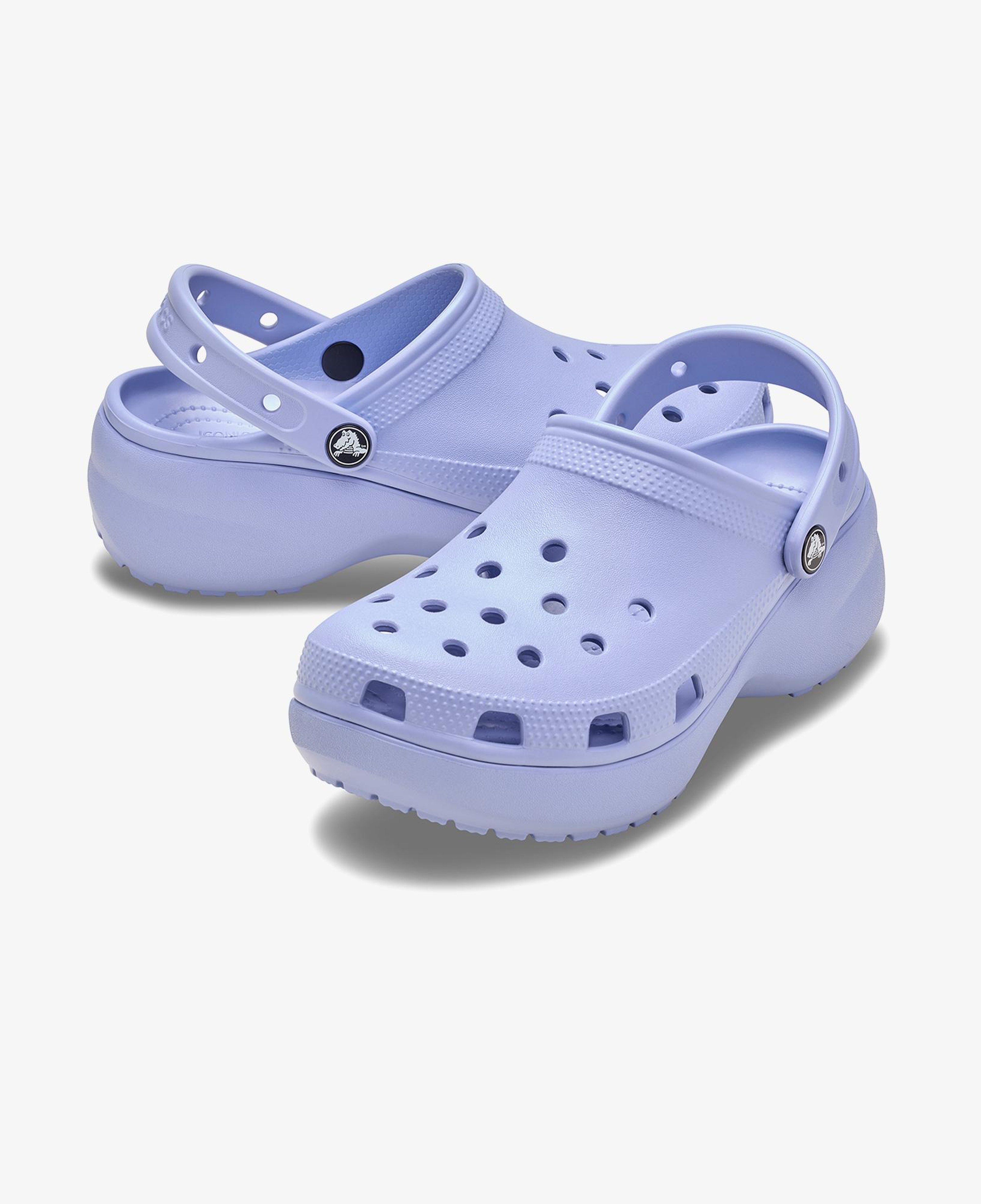 Crocs Classic Platform Clog Kadın Mavi Terlik