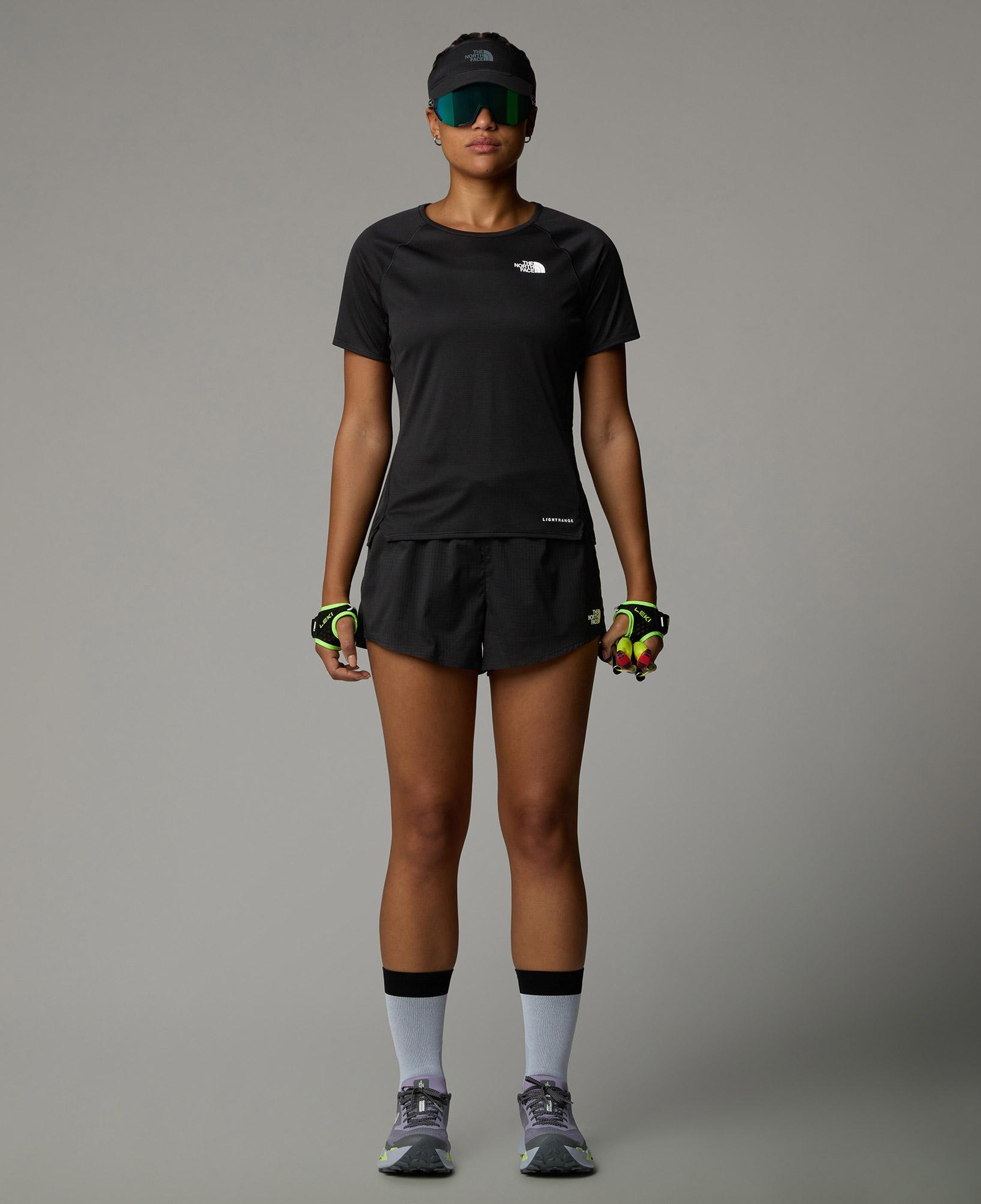 The North Face Sunriser S/S Kadın Siyah Koşu T-Shirt