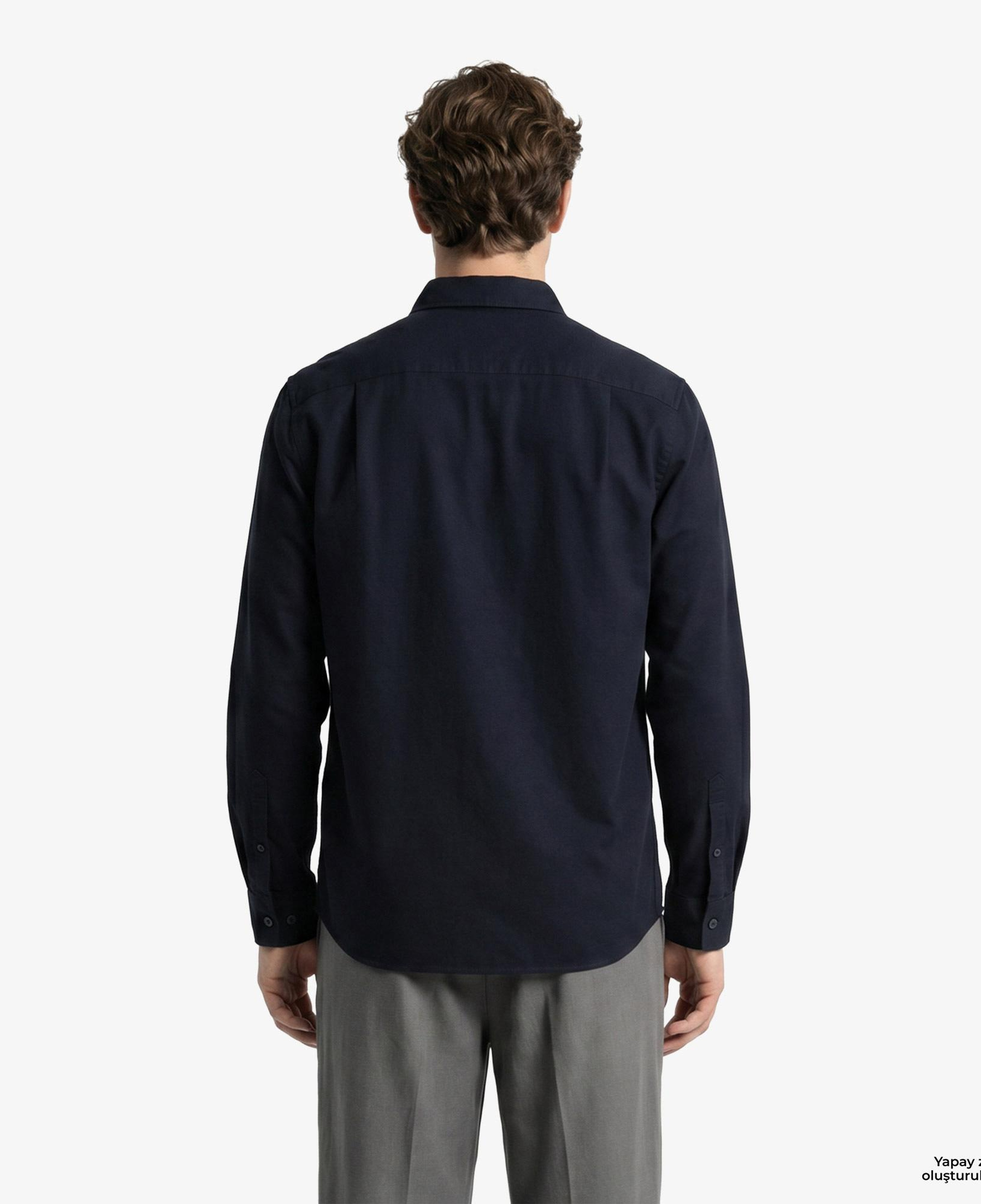 Fred Perry Oxford Erkek Lacivert Gömlek
