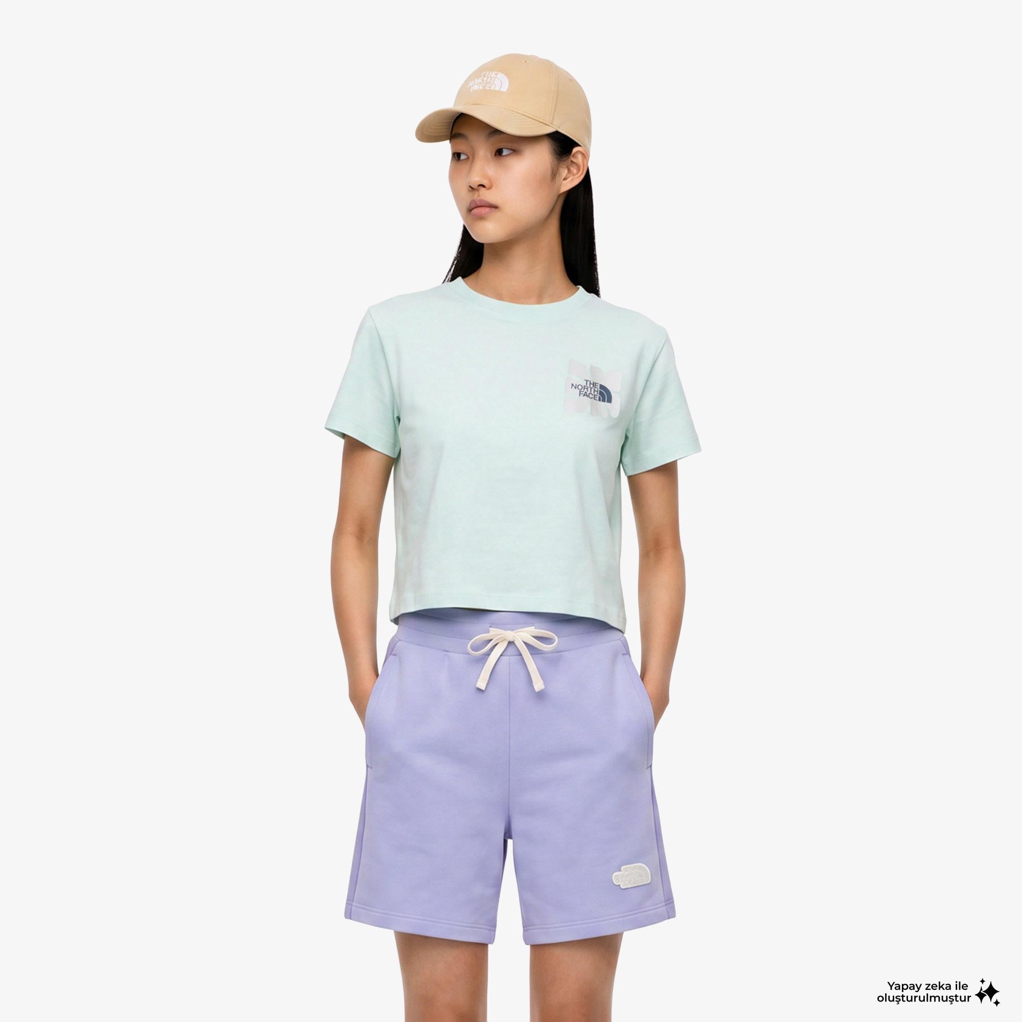 The North Face Sun Regular Kadın Mavi T-Shirt
