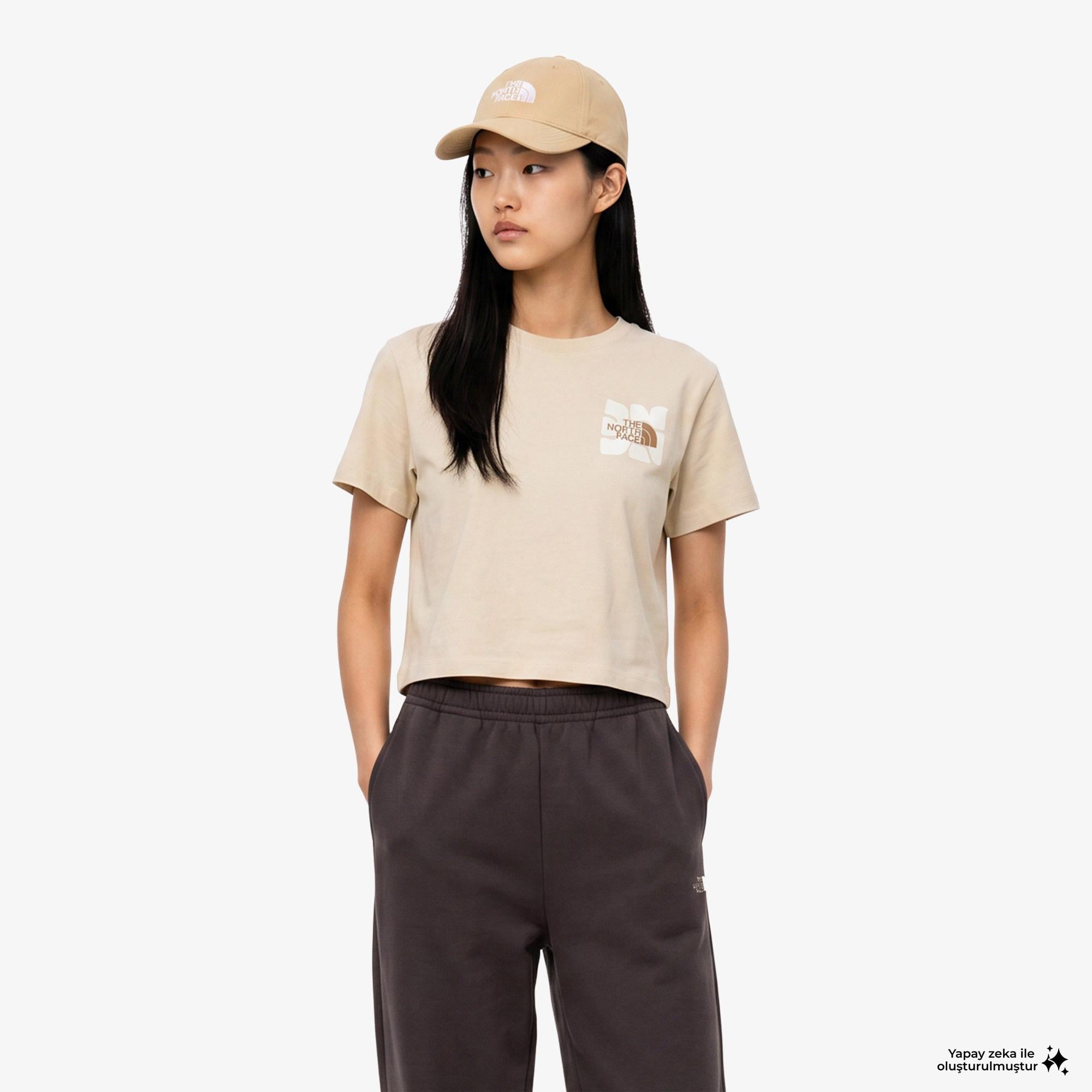 The North Face Sun Regular Kadın Bej T-Shirt