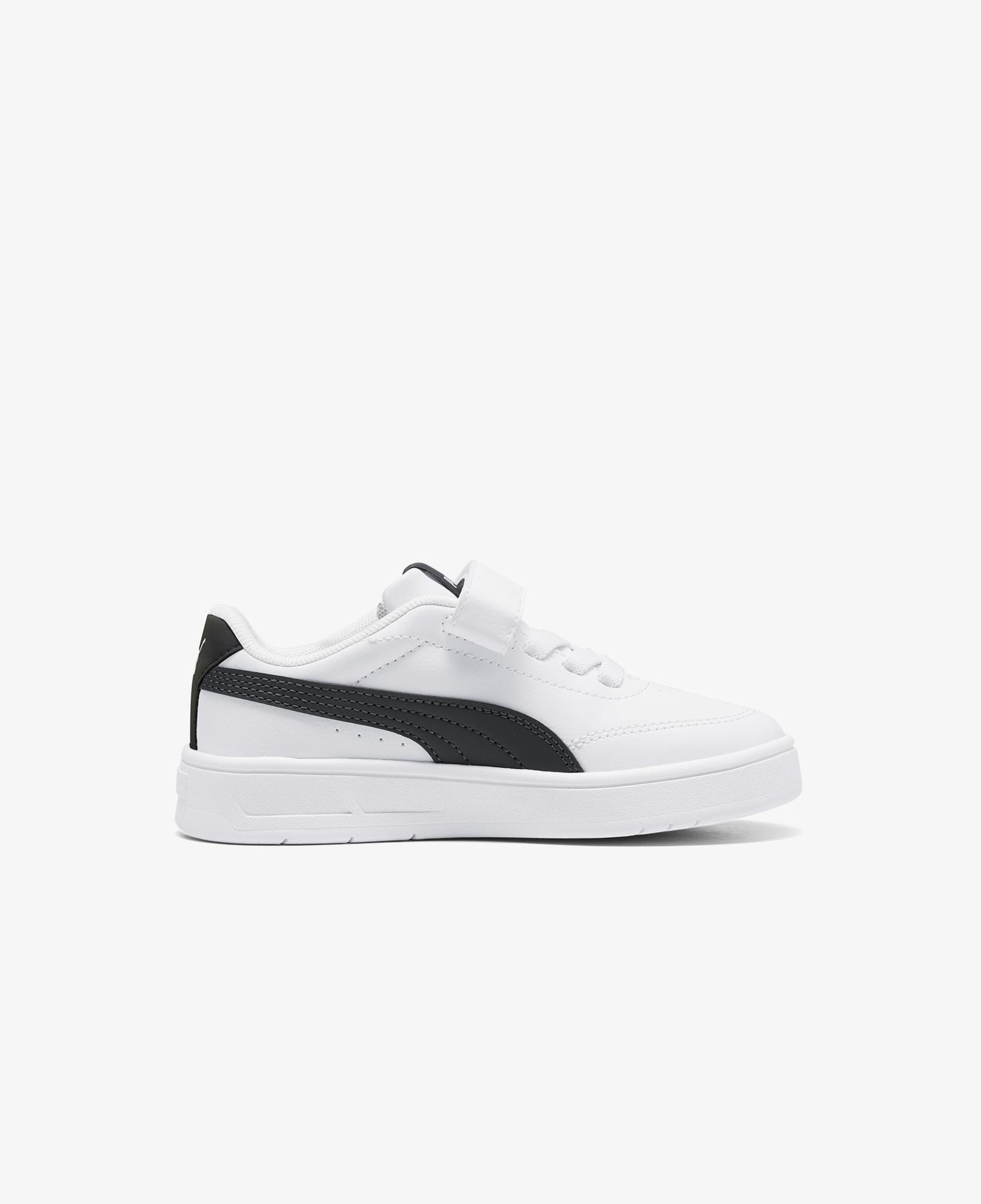 Puma Court Classic Clean Çocuk Siyah Spor Ayakkabı