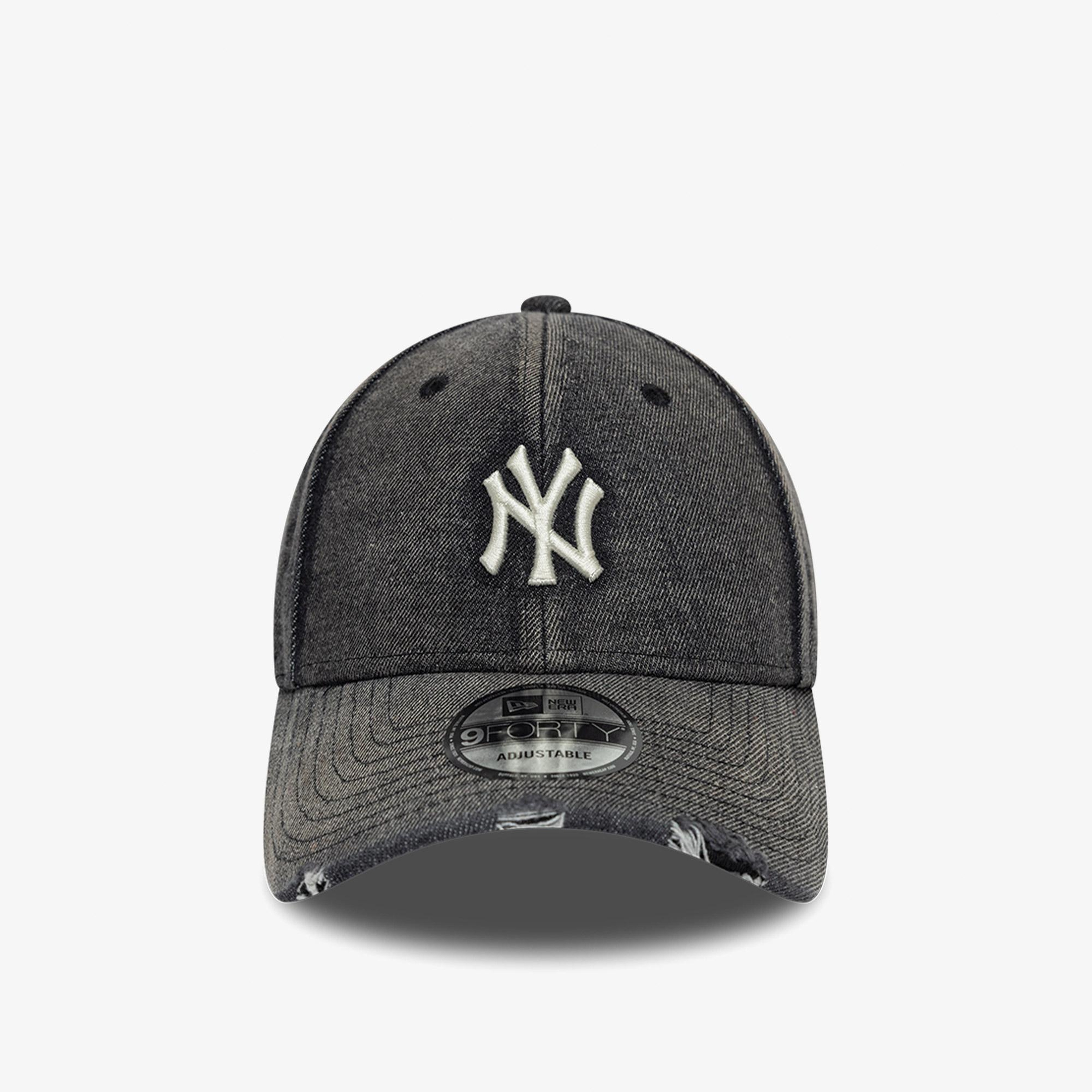 New Era Acid Wash Denim 9Forty Unisex Siyah Şapka