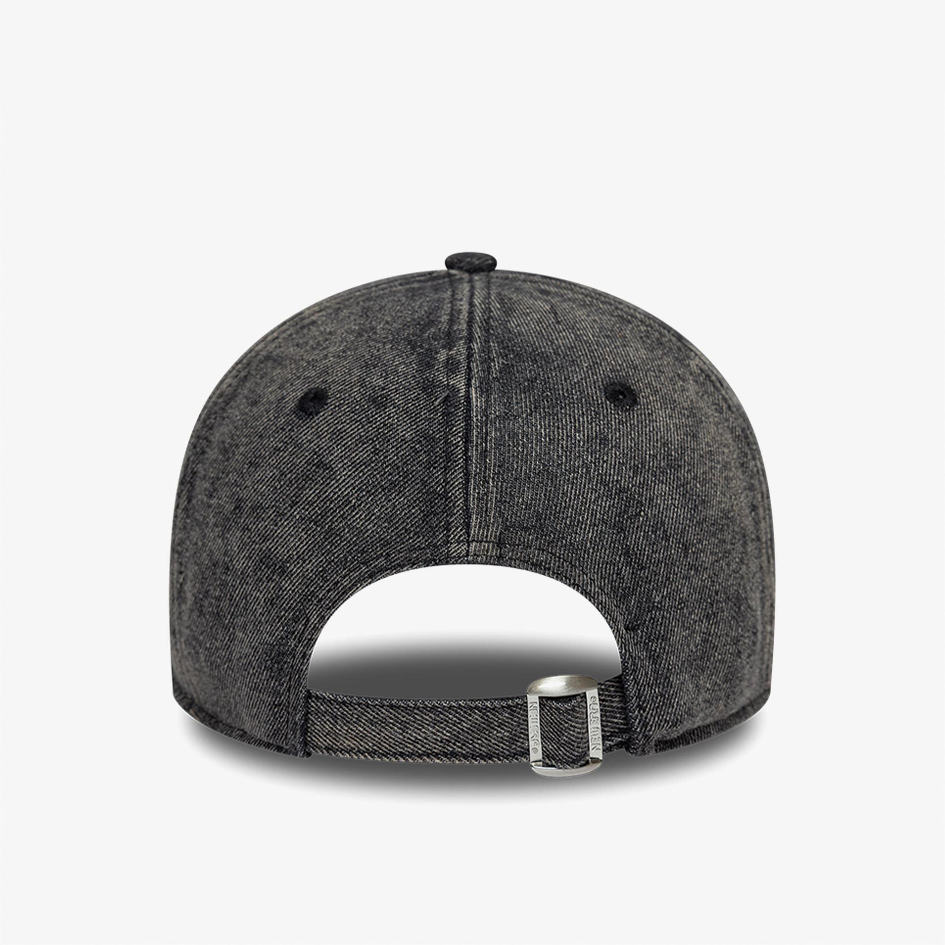 New Era Acid Wash Denim 9Forty Unisex Siyah Şapka