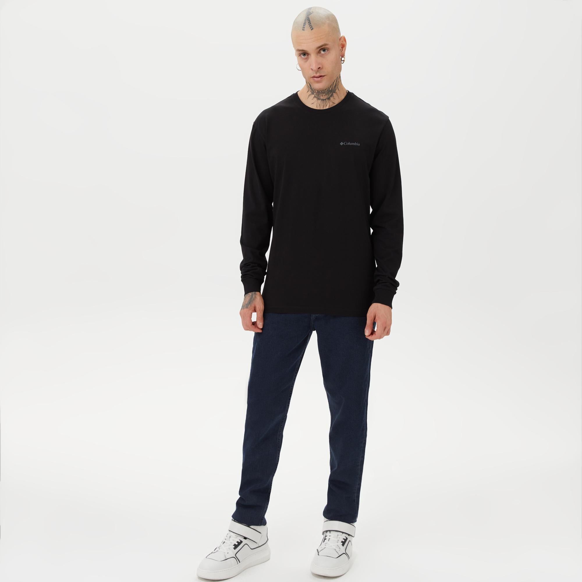 Columbia CSC Basic Erkek Siyah Günlük T-Shirt