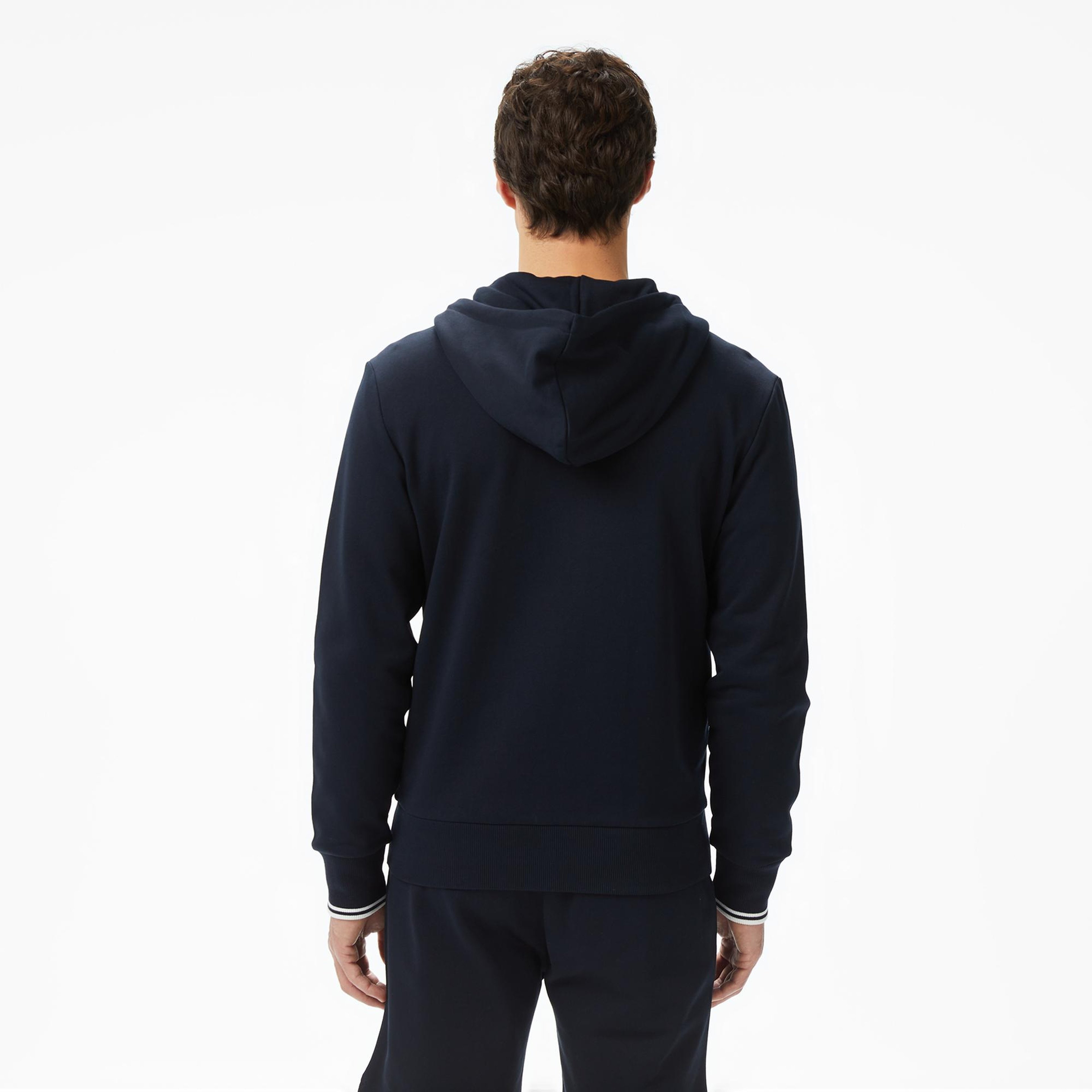 Fred Perry Erkek Lacivert Hoodie