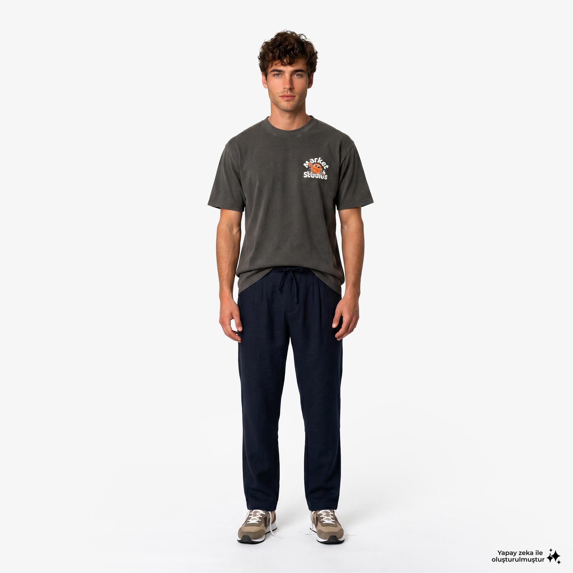 Market Chill In The Net Erkek Siyah T-Shirt