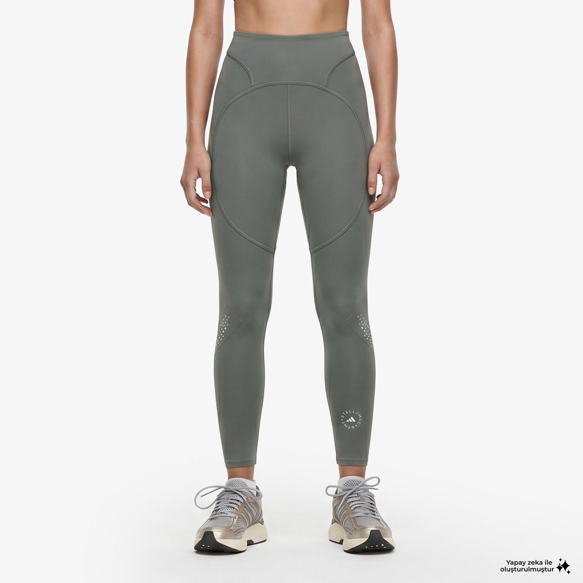 adidas by Stella McCartney Tpr 7/8 L Kadın Yeşil Tayt