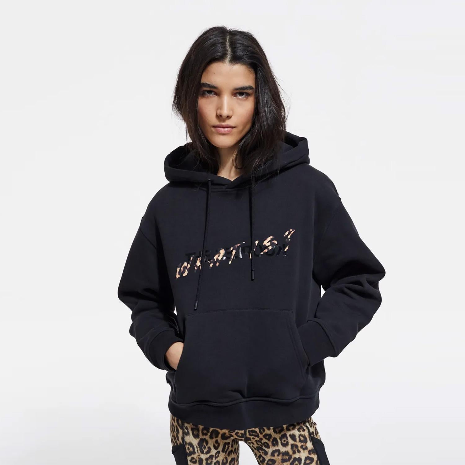 The Kooples What Is Kadın Siyah Hoodie