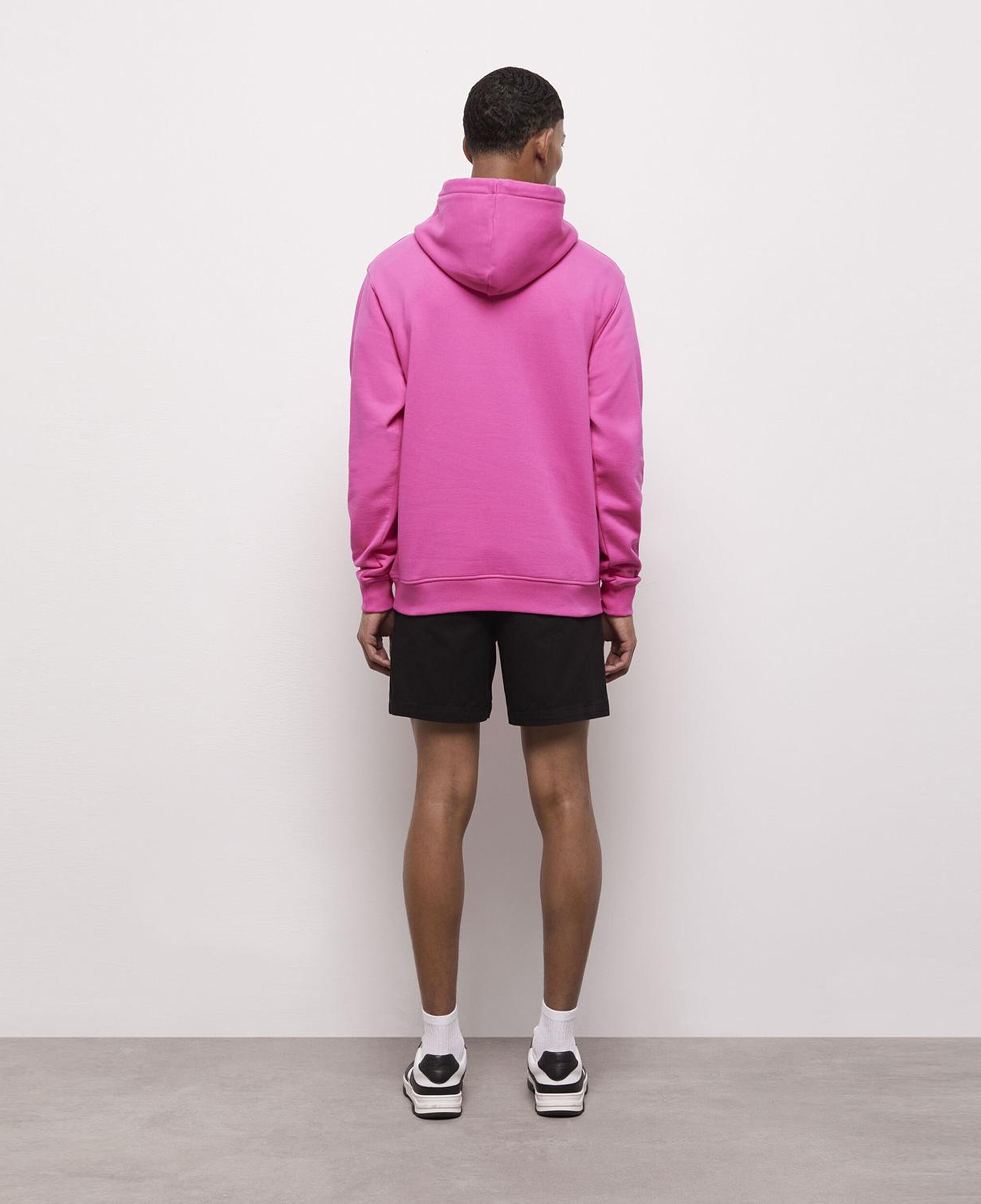 The Kooples Erkek Logo Baskılı Pembe Sweatshirt