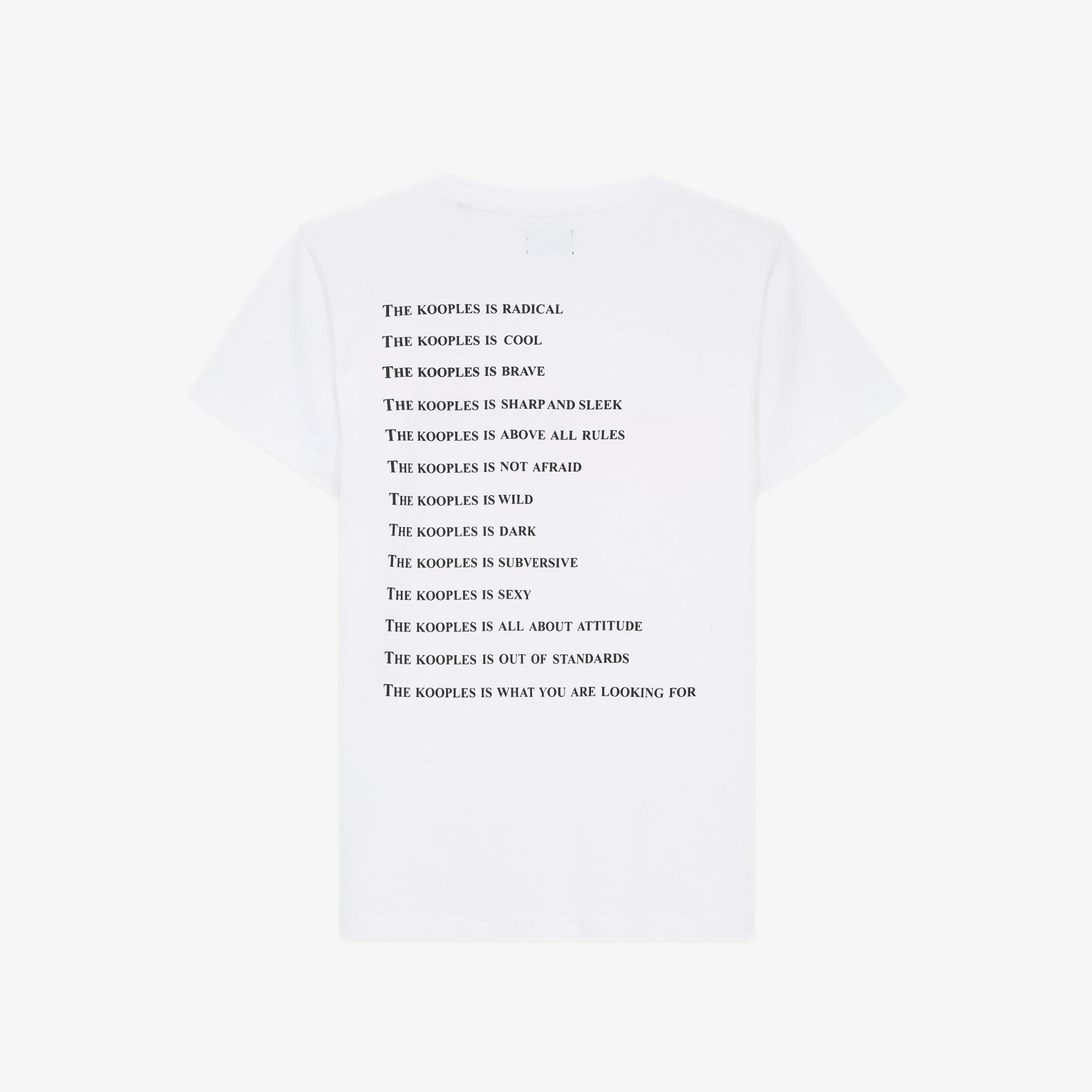 KADIN BASKILI BEYAZ T-SHIRT