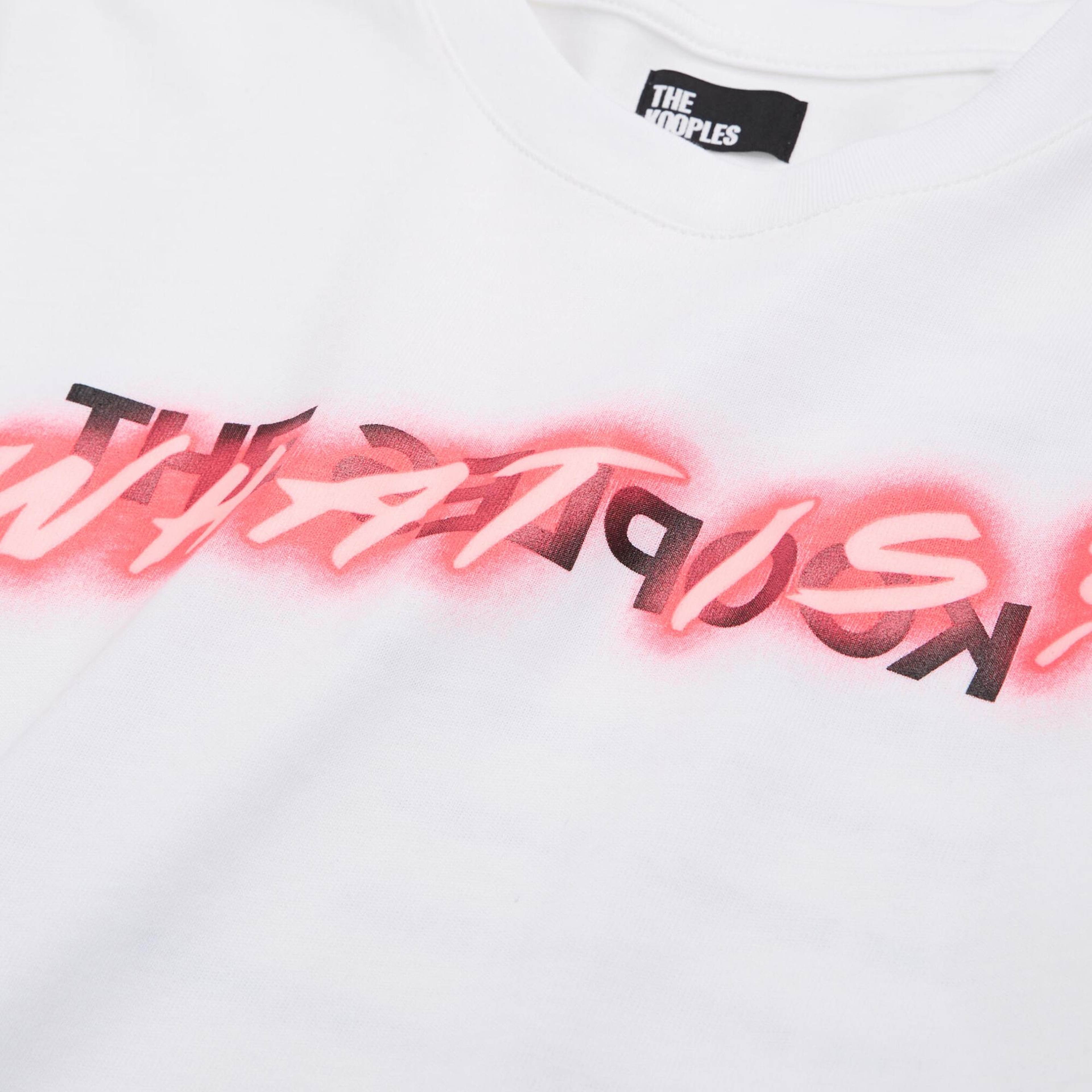 KADIN BASKILI BEYAZ T-SHIRT