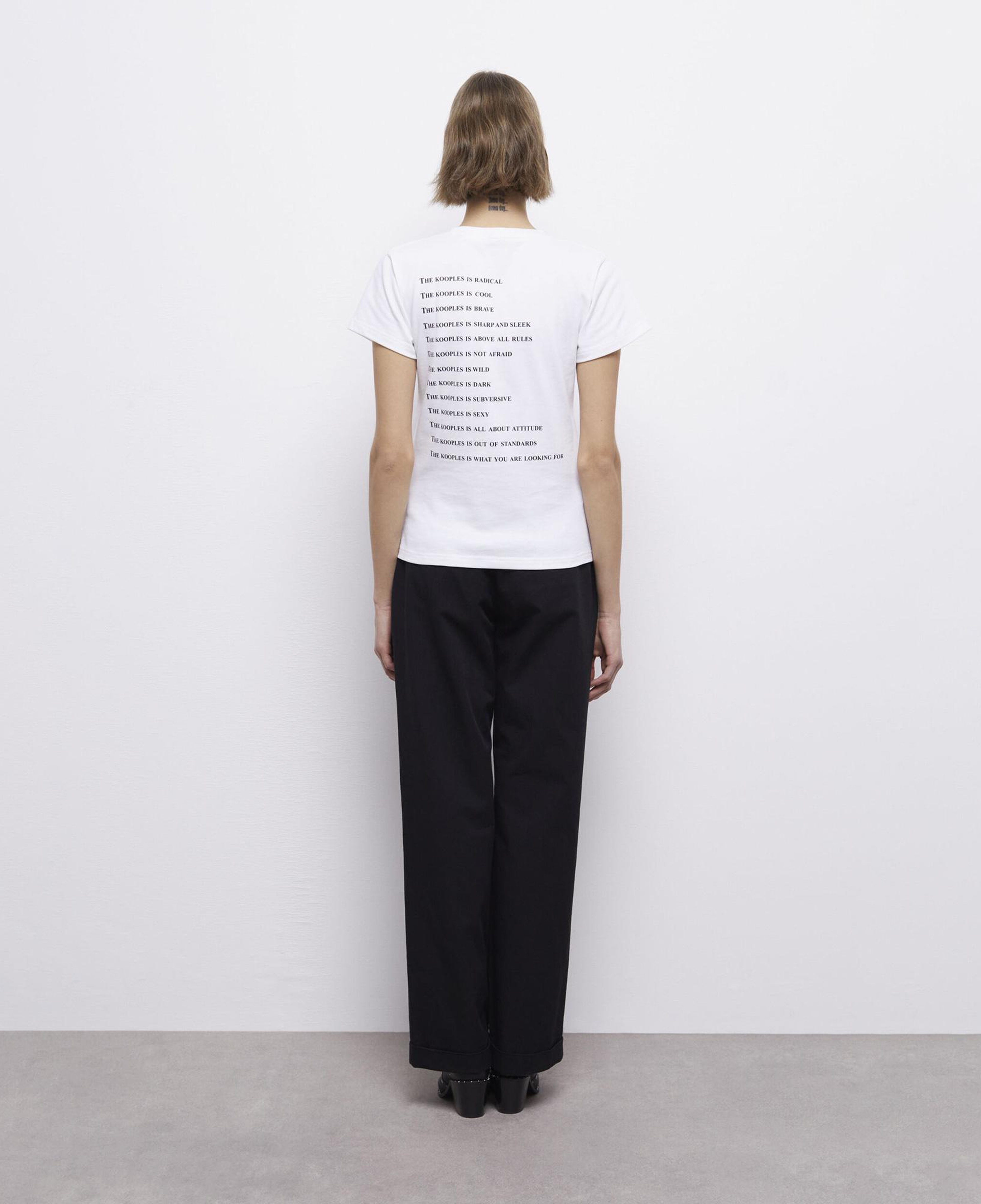 KADIN BASKILI BEYAZ T-SHIRT