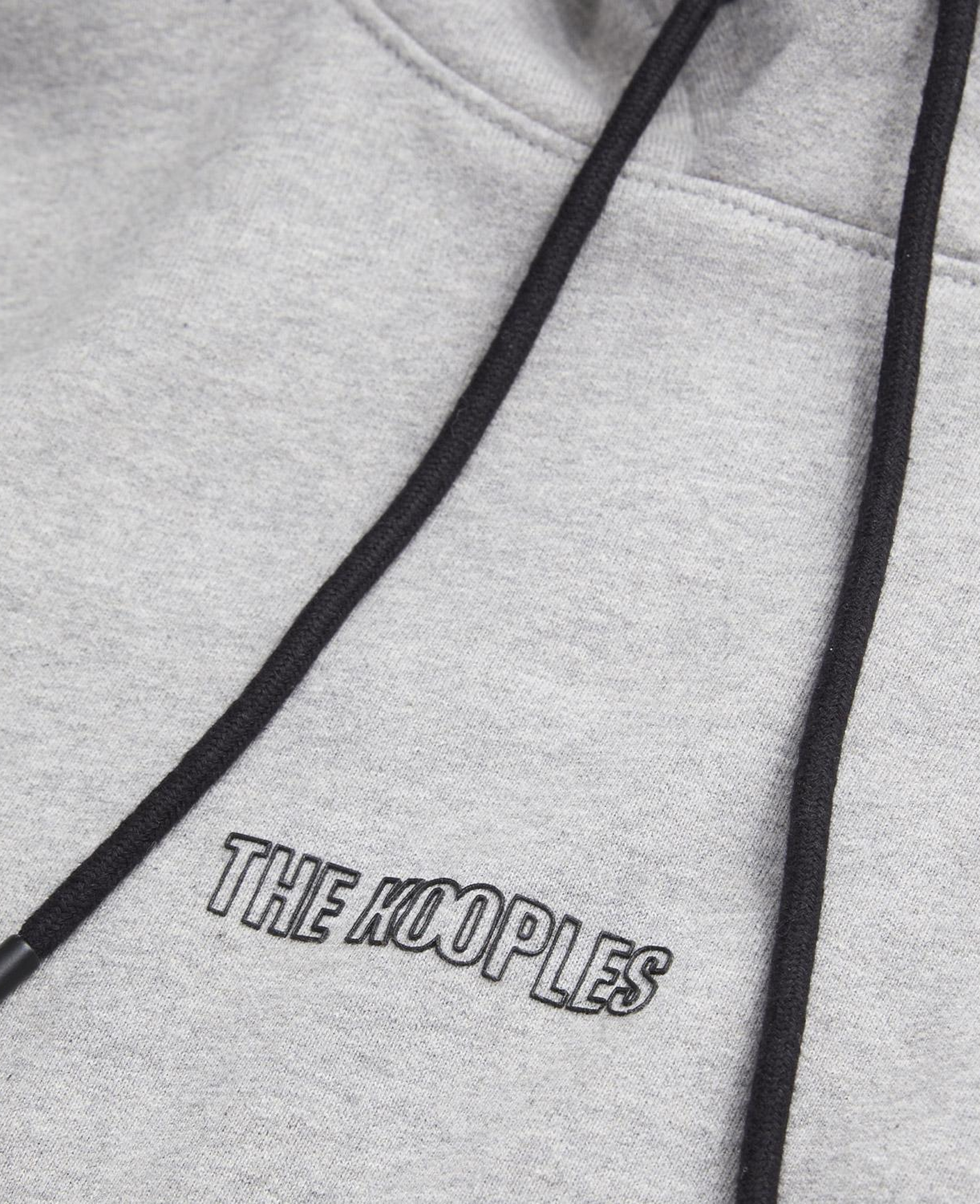 The Kooples Logo Erkek Gri Hoodie
