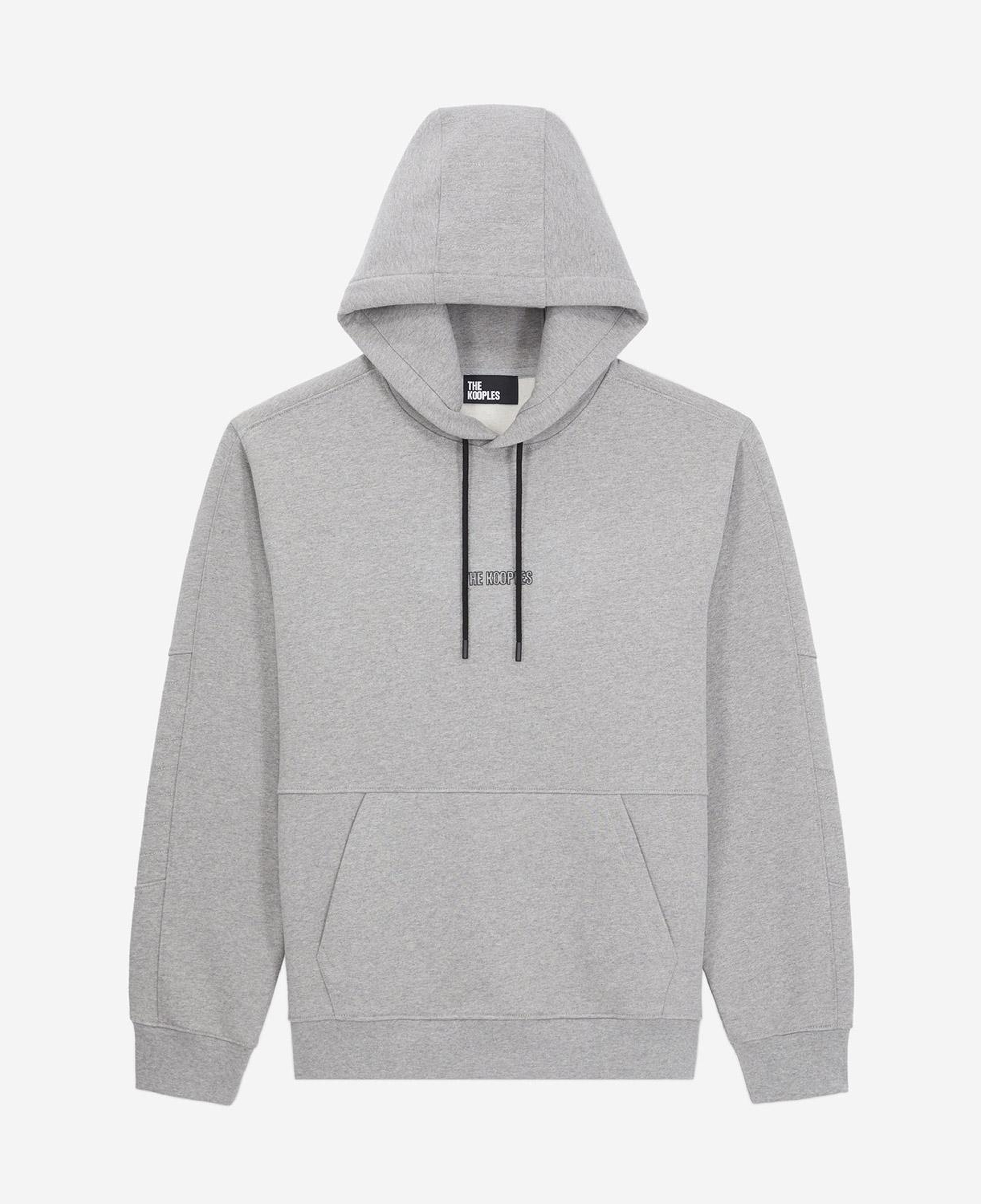 The Kooples Logo Erkek Gri Hoodie