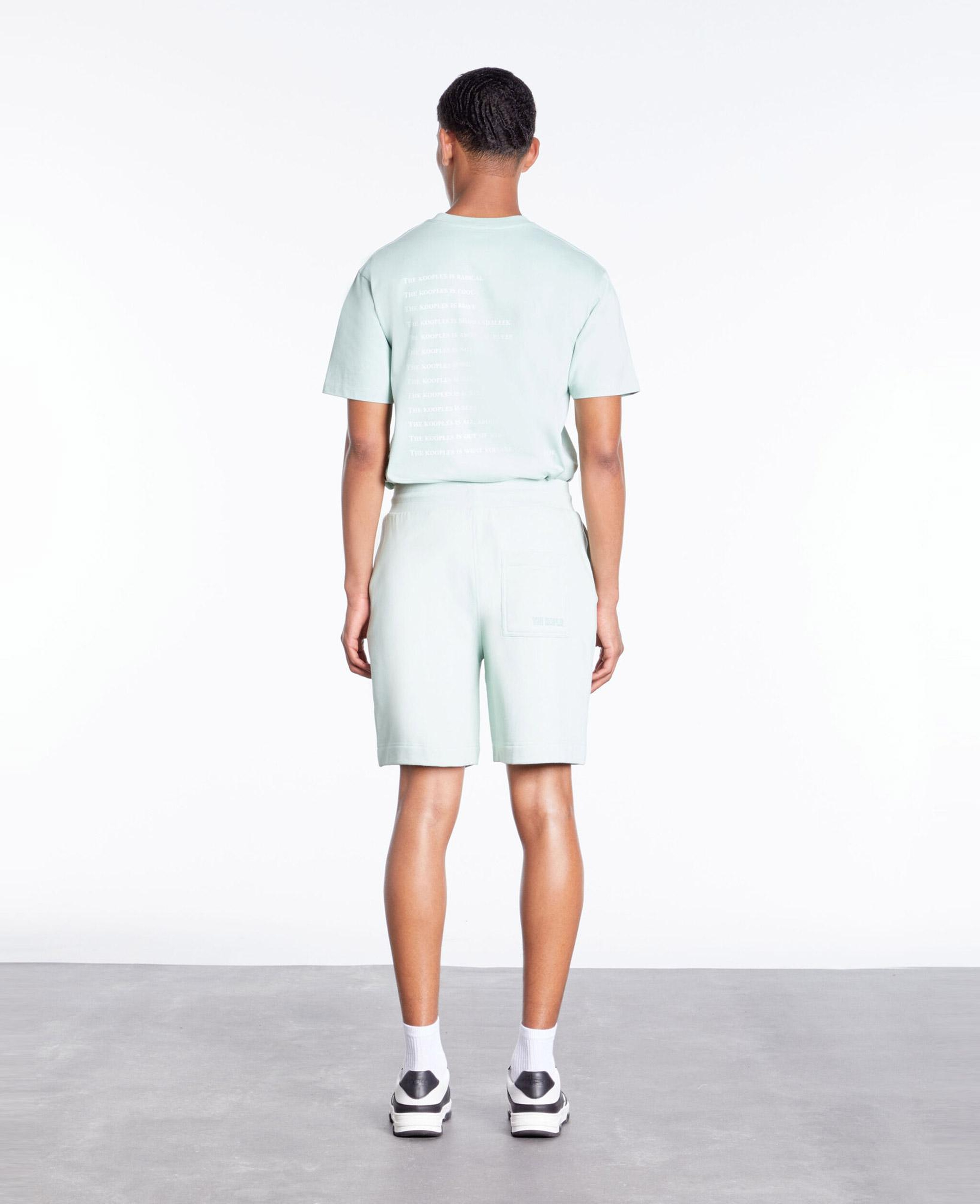 The Kooples Straight Fit Logo Erkek Açık Yeşil Şort