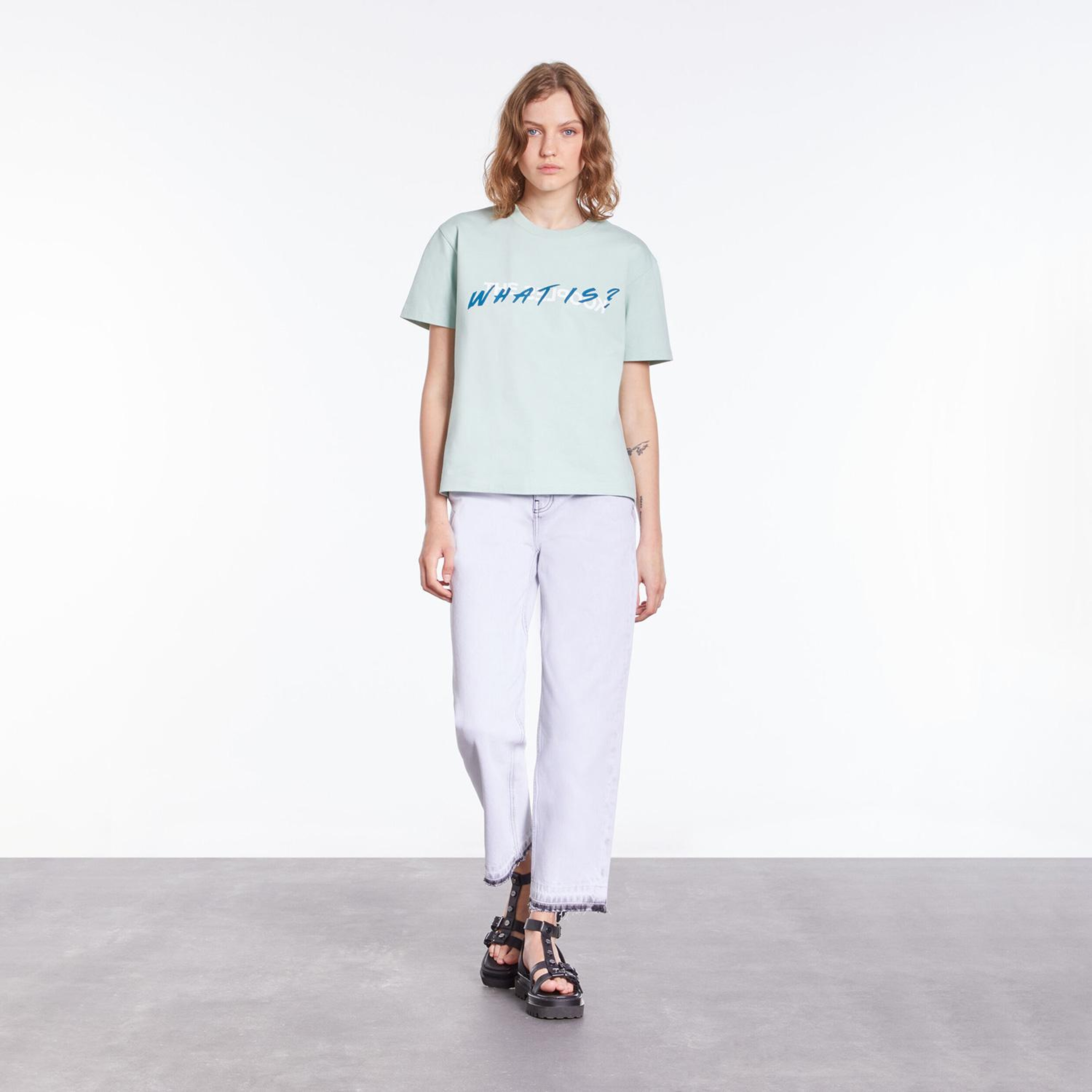 The Kooples Classic Kadın Yeşil T-Shirt
