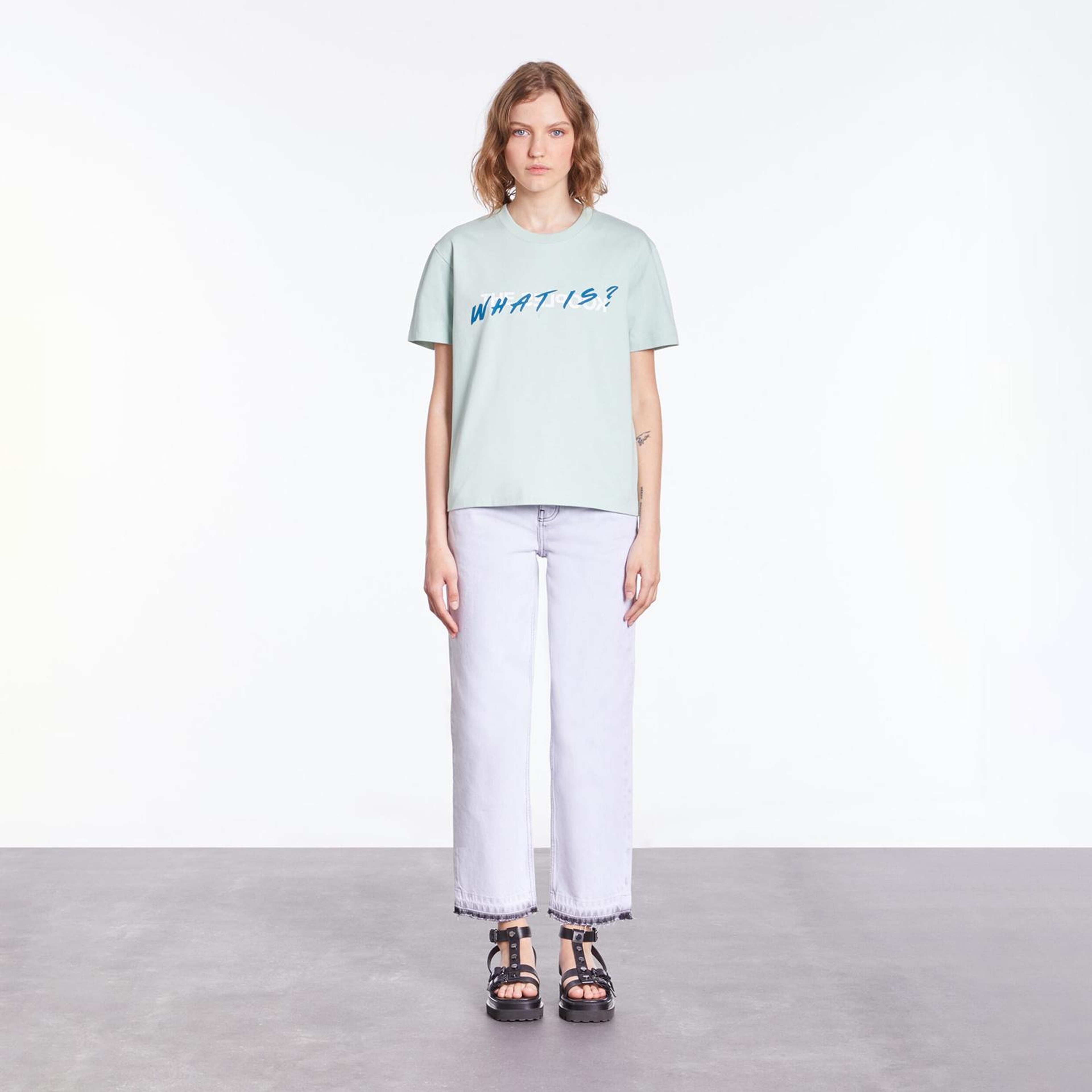 The Kooples Classic Kadın Yeşil T-Shirt