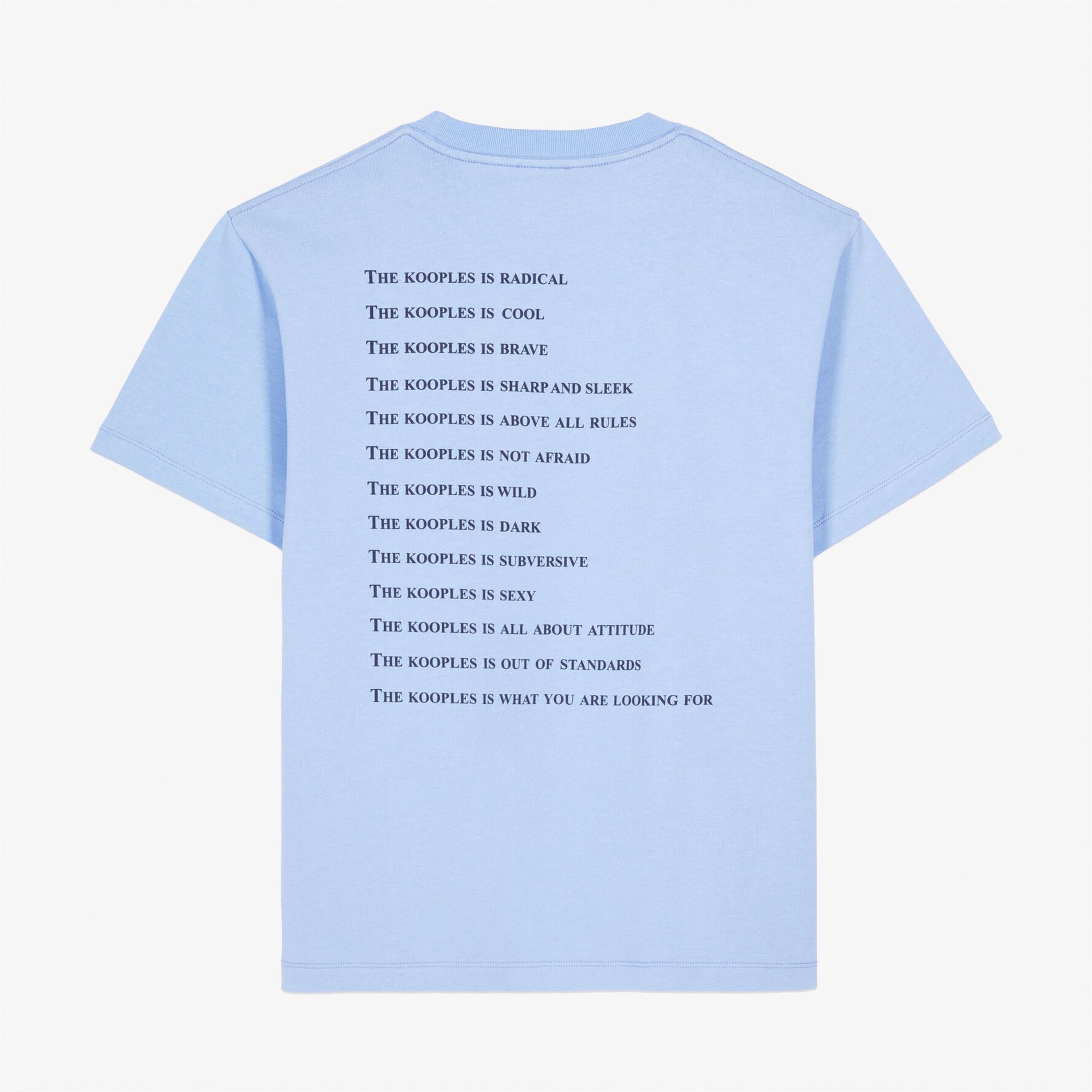KADIN MAVİ T-SHIRT