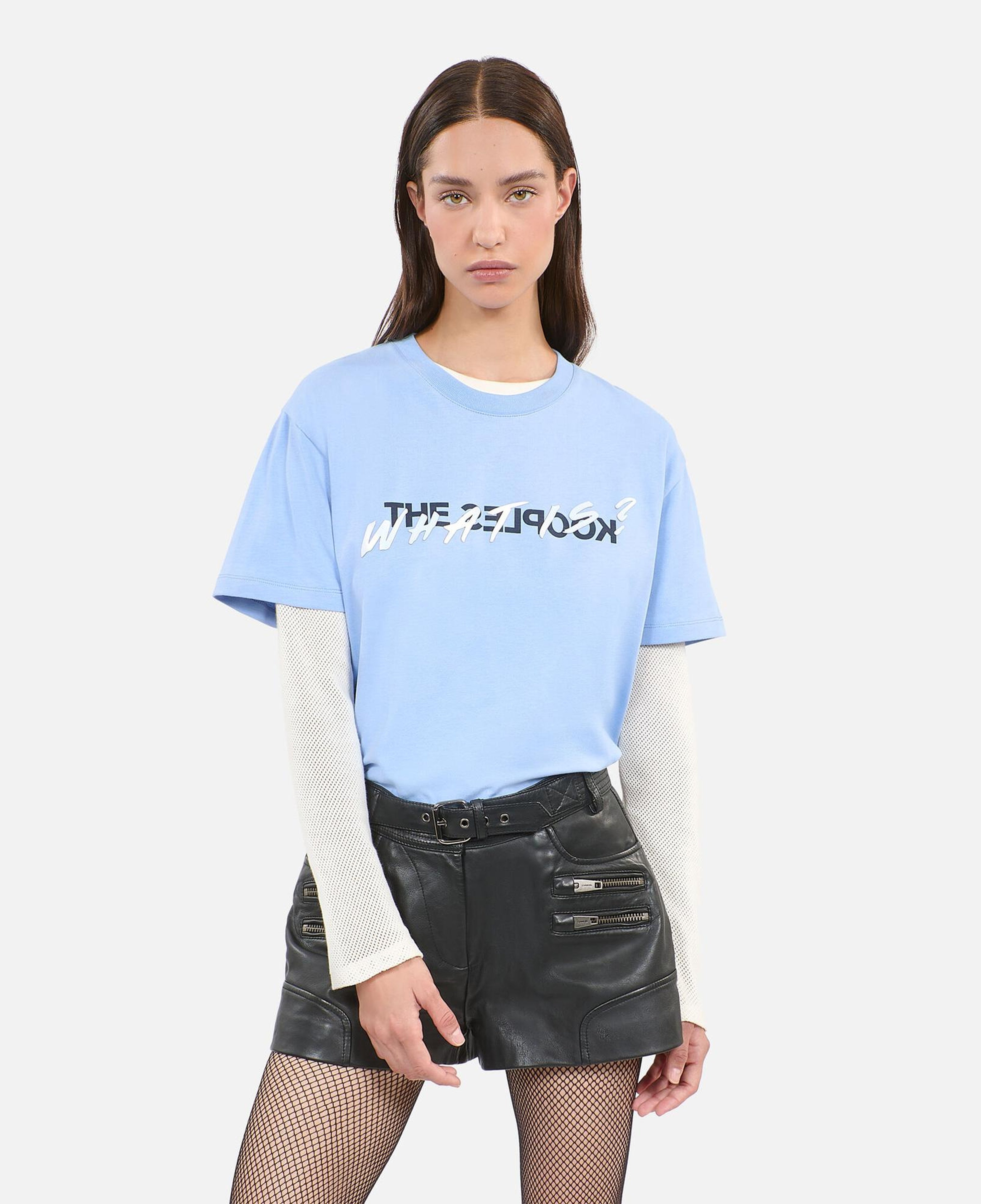KADIN MAVİ T-SHIRT