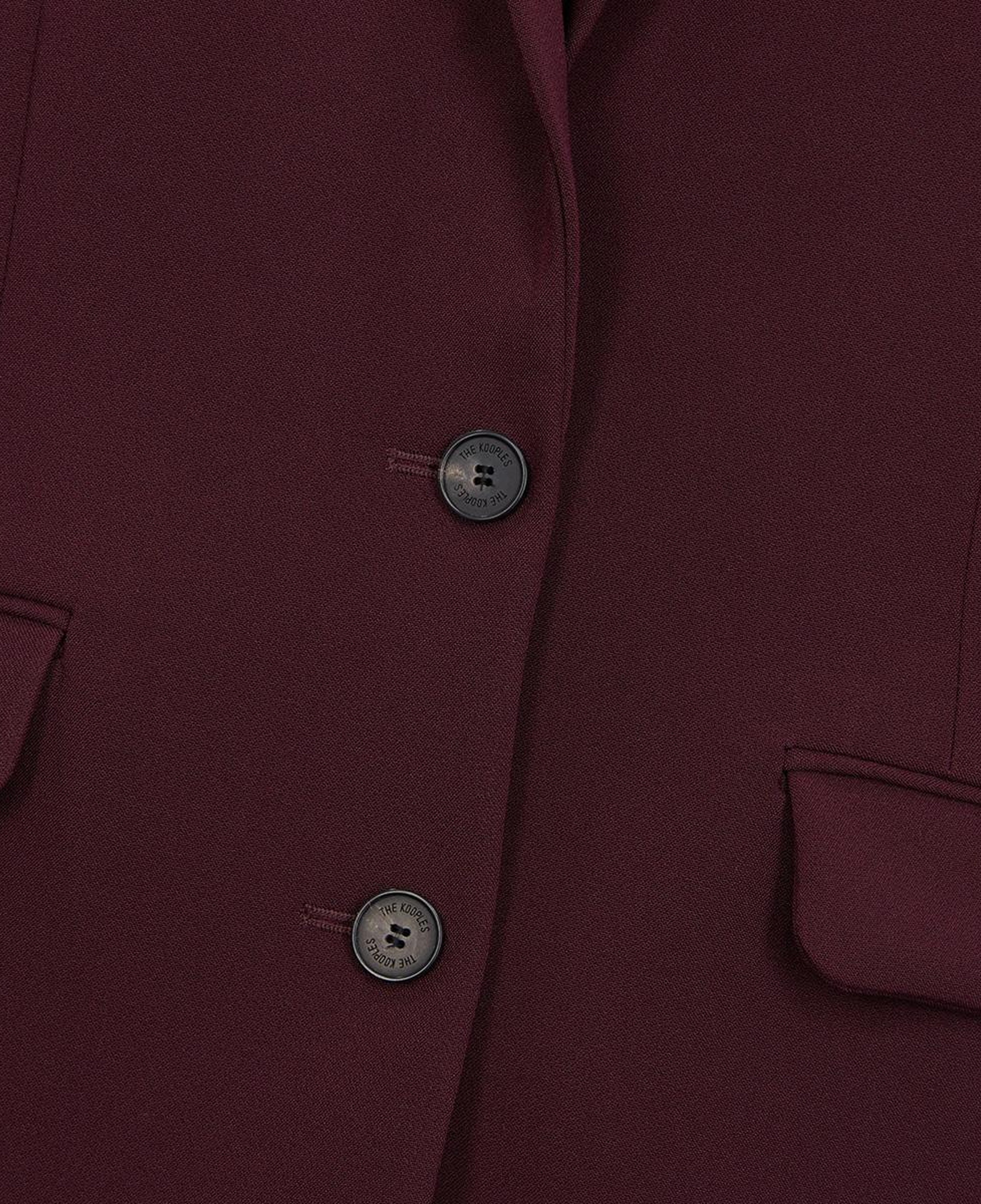 KADIN BORDO BLAZER CEKET