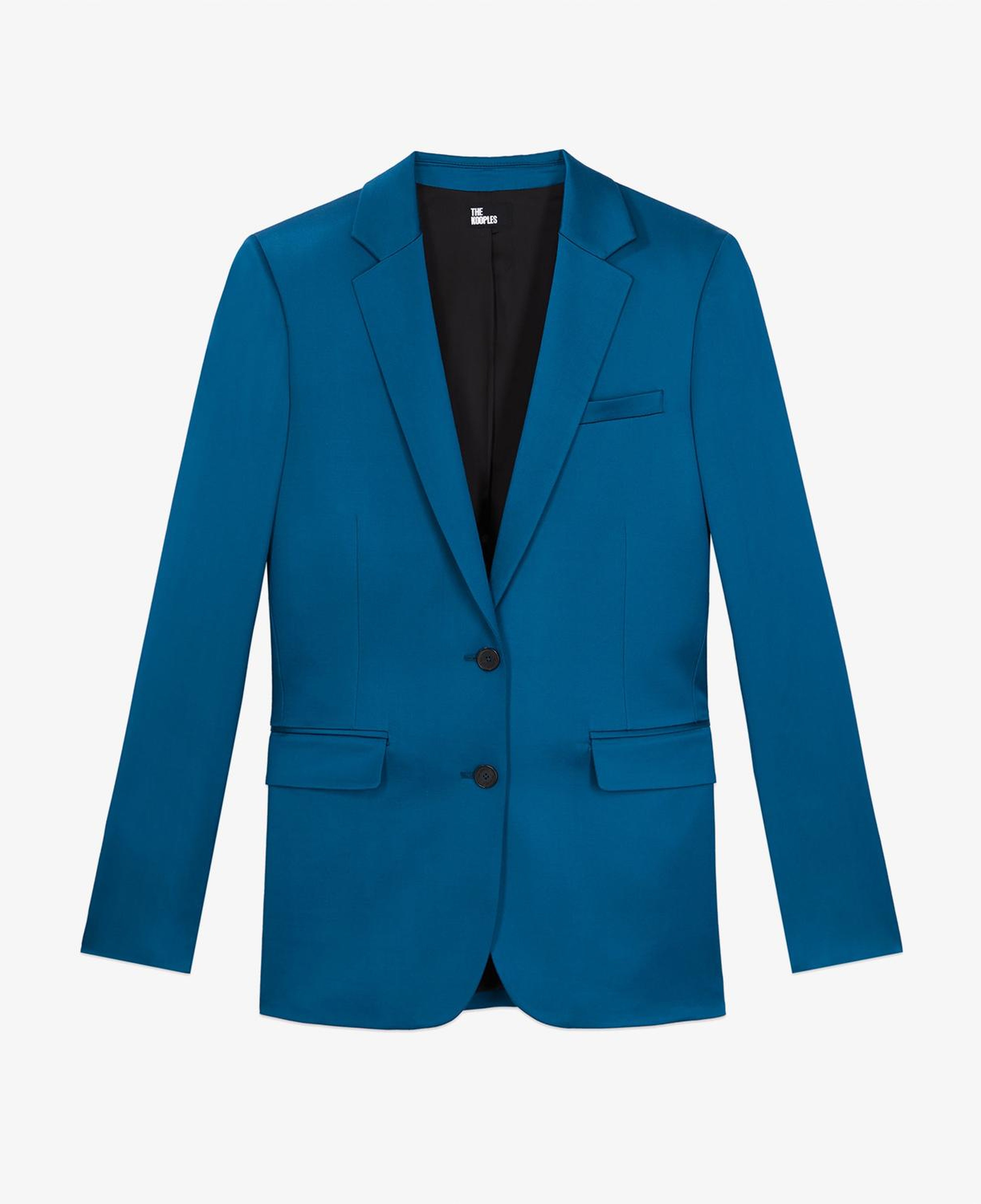 KADIN STRAIGHT FIT MAVİ CEKET