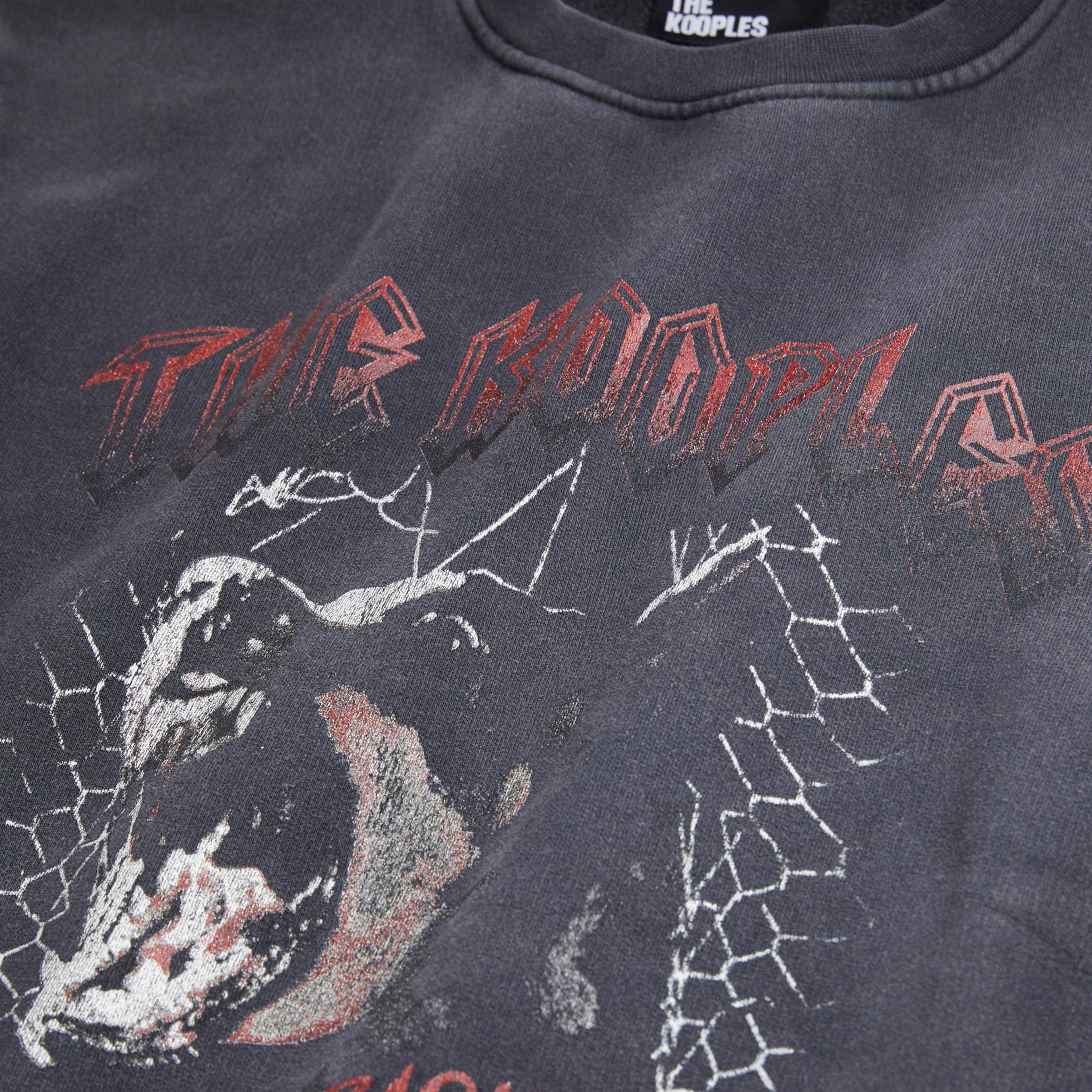 ERKEK BİSİKLET YAKA SİYAH SWEATSHIRT